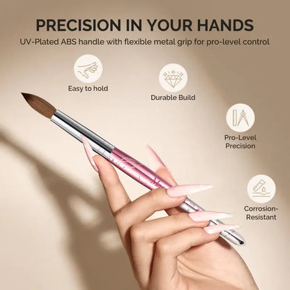 Z-Series 100% Top-Tier Kolinsky Acrylic Nail Brush