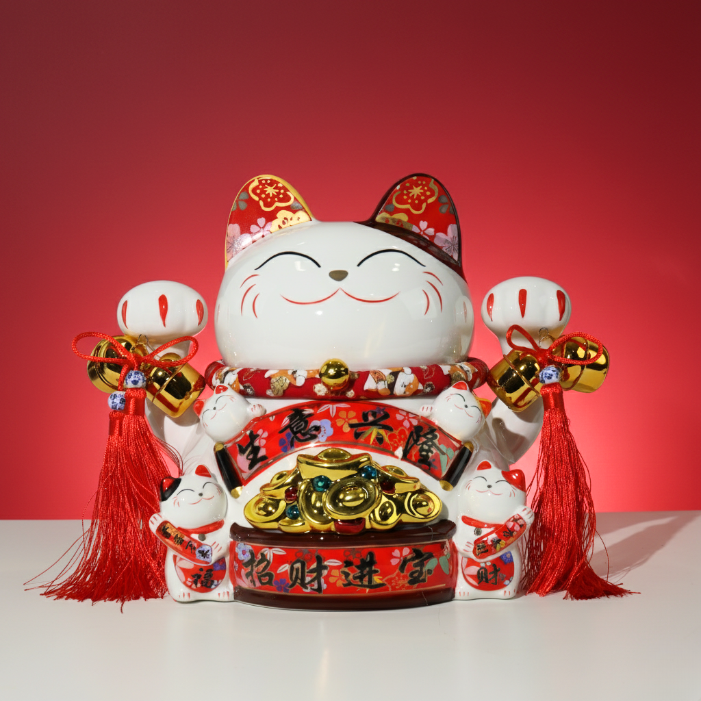 Ceramic Lucky Cat – Nailsjobs by Zurno