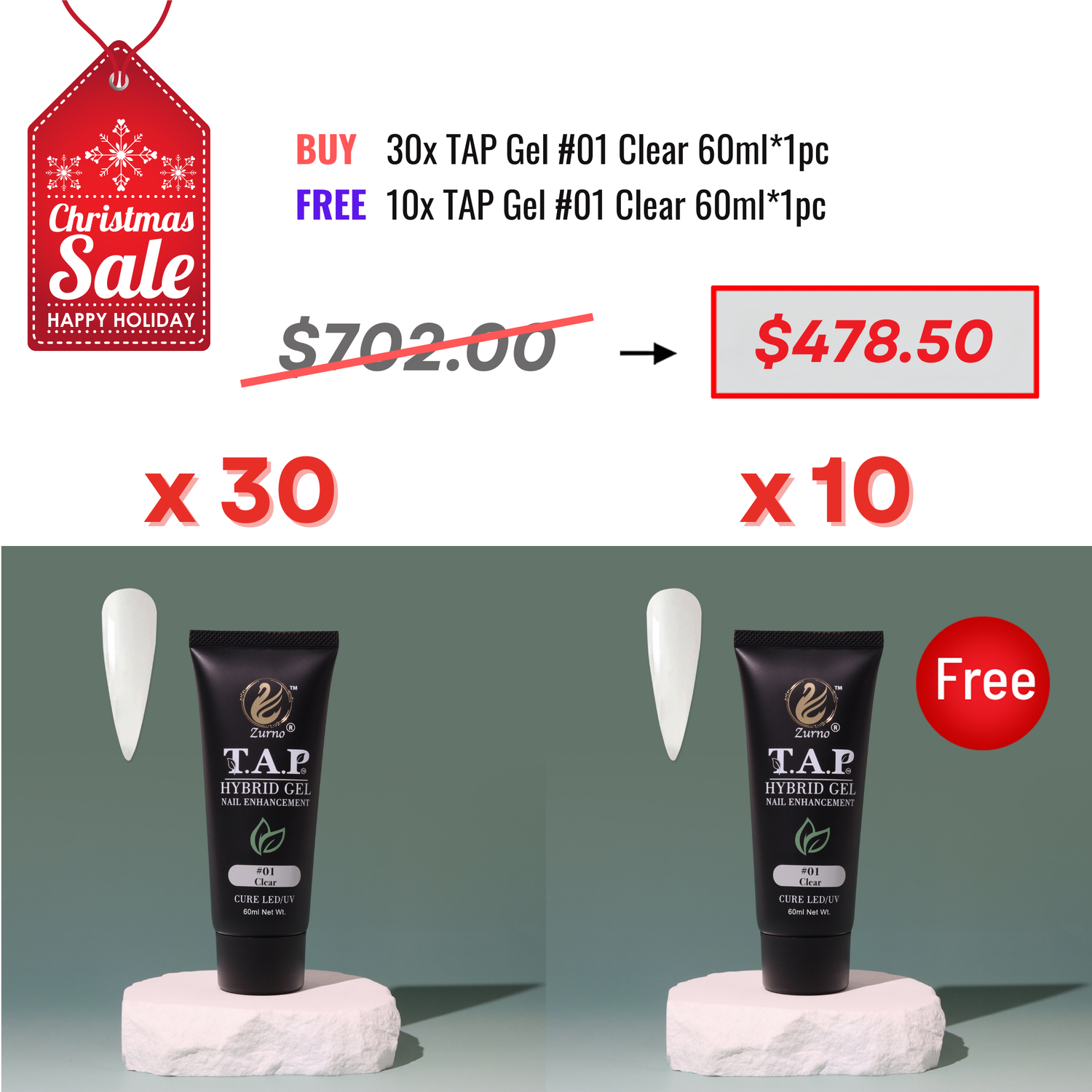 XMAS SALE - TAP - Clear Deal