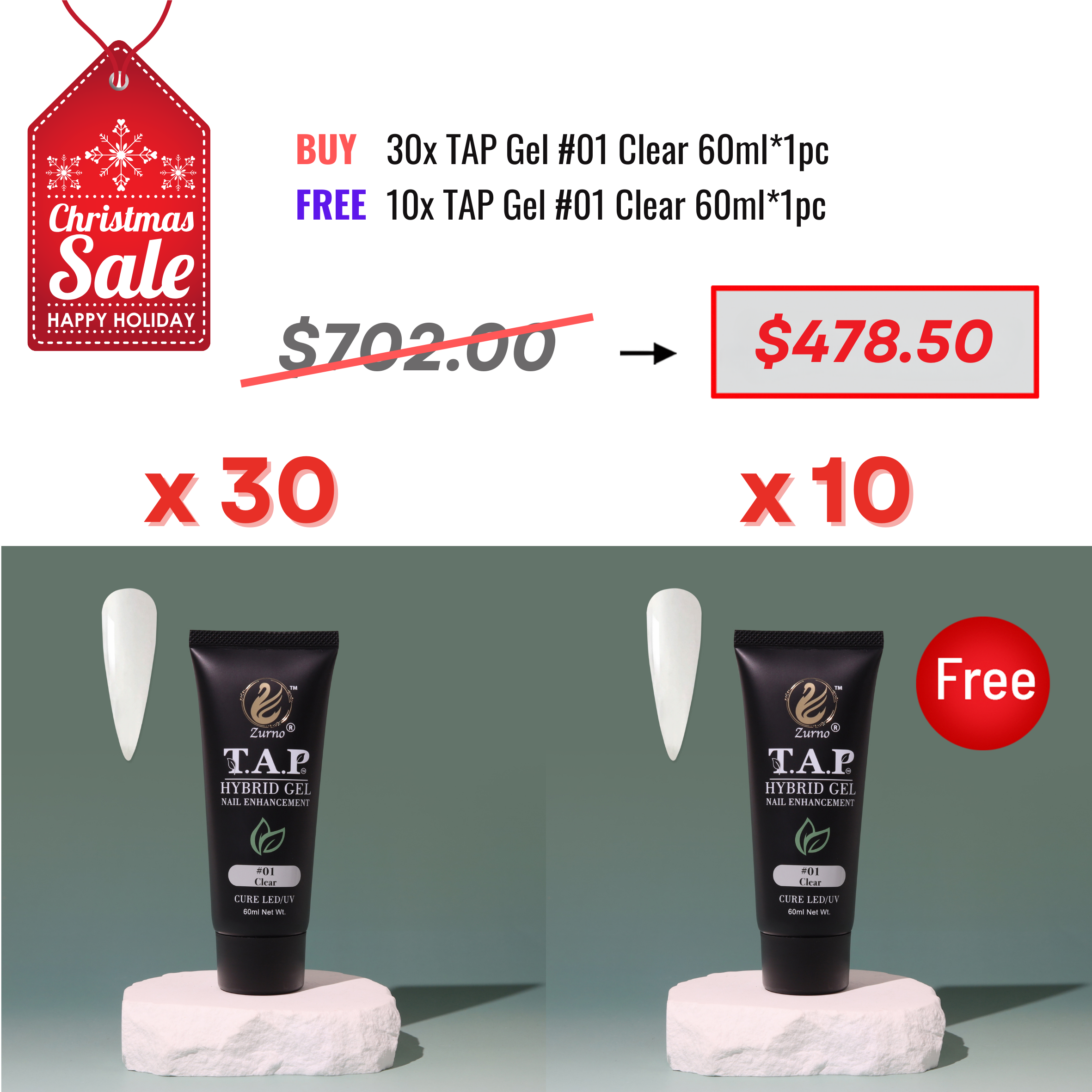 XMAS SALE - TAP - Clear Deal