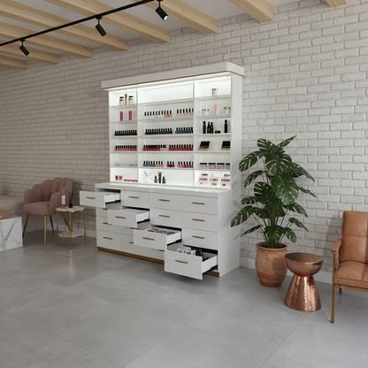 Nail Polish Storage &amp; Display Cabinet - PICK UP ONLY