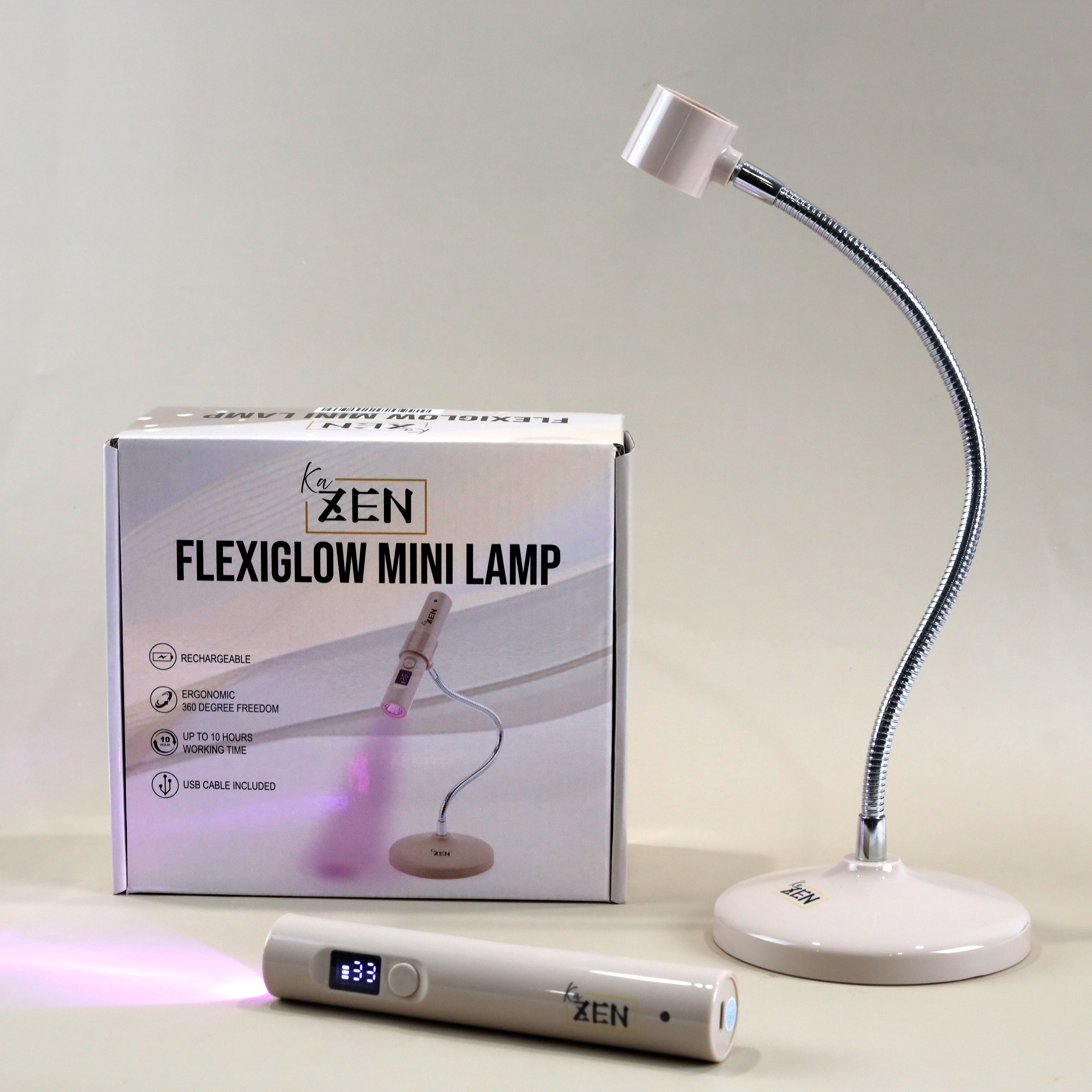 KaZEN - FlexiGlow Mini Lamp – Nailsjobs by Zurno