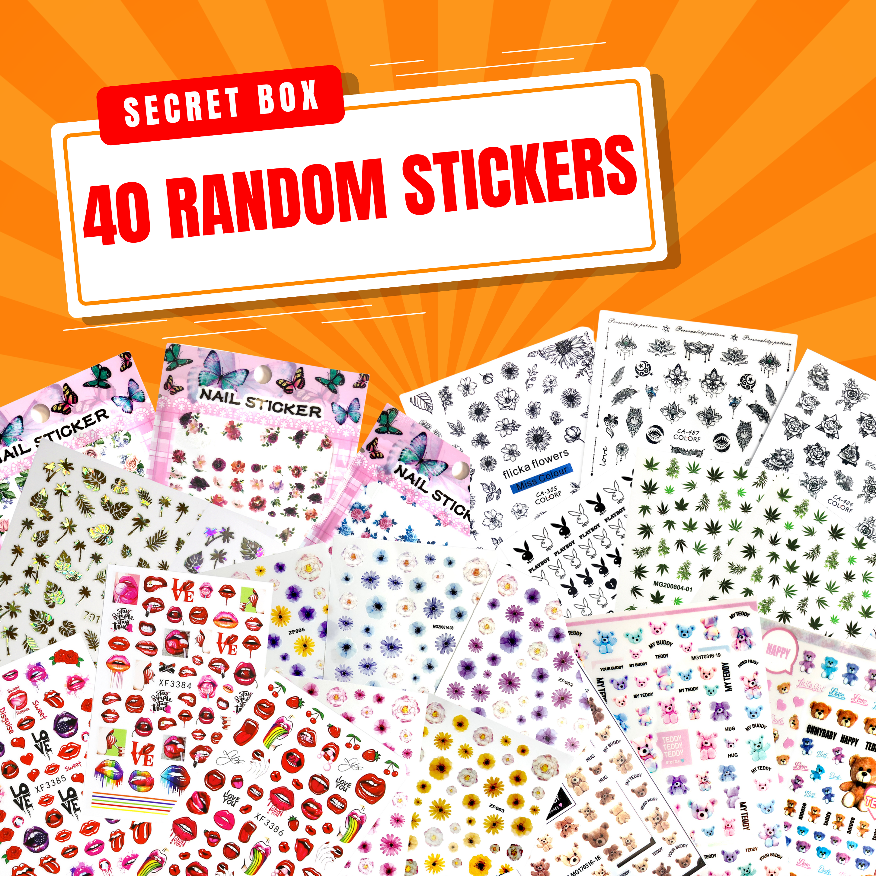 [CLEARANCE - NO REFUND/NO RETURN] - Random Stickers