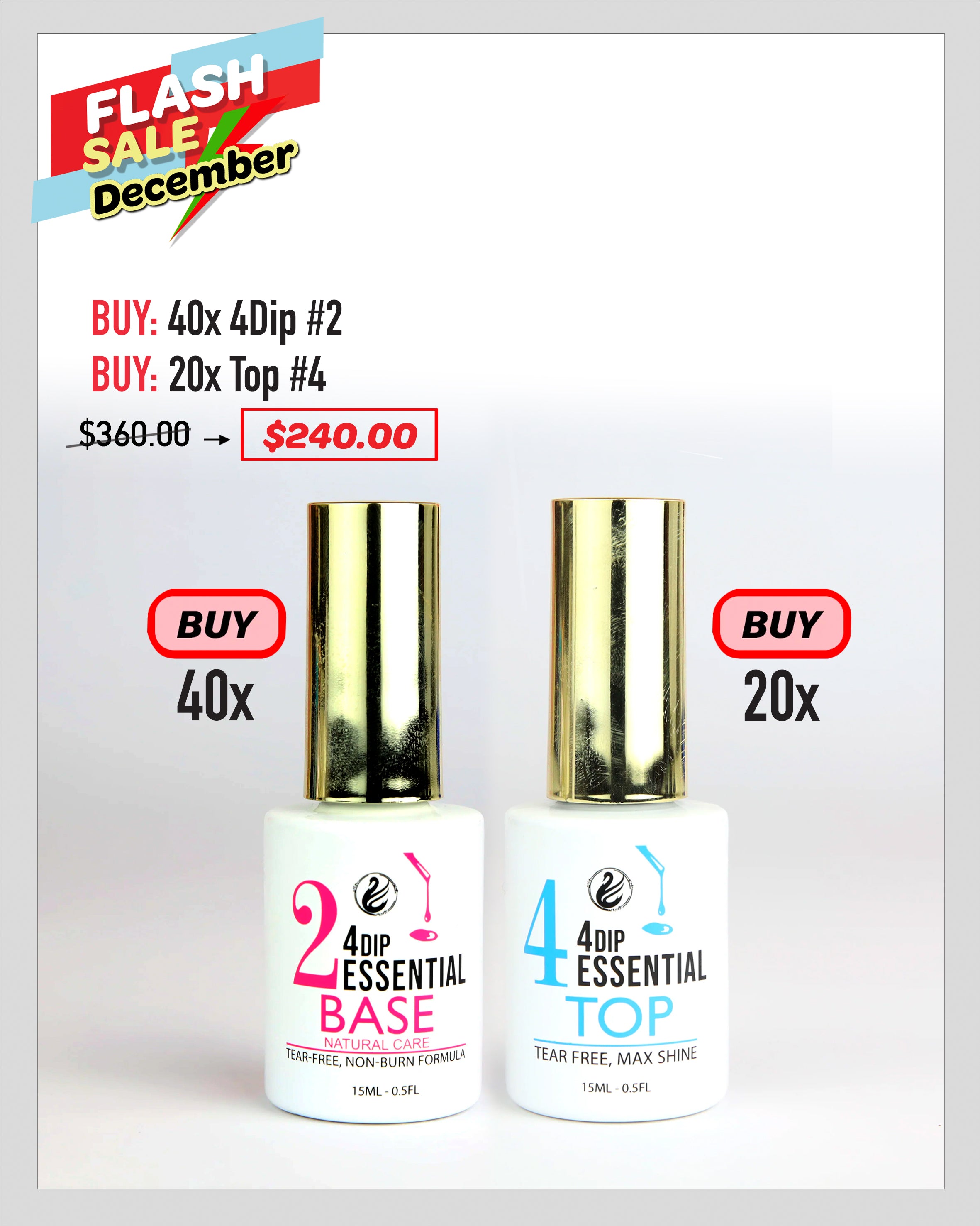 FLASH SALE - 4DIP Essential Bundle