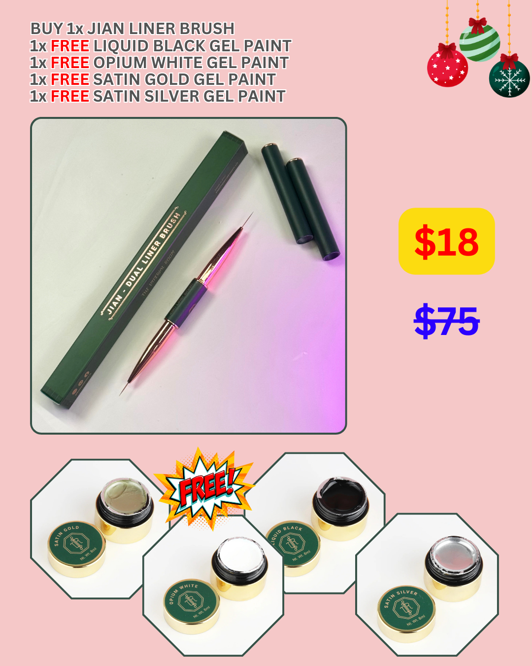 FLASH SALE - TIR - Jian Liner Brush Bundle