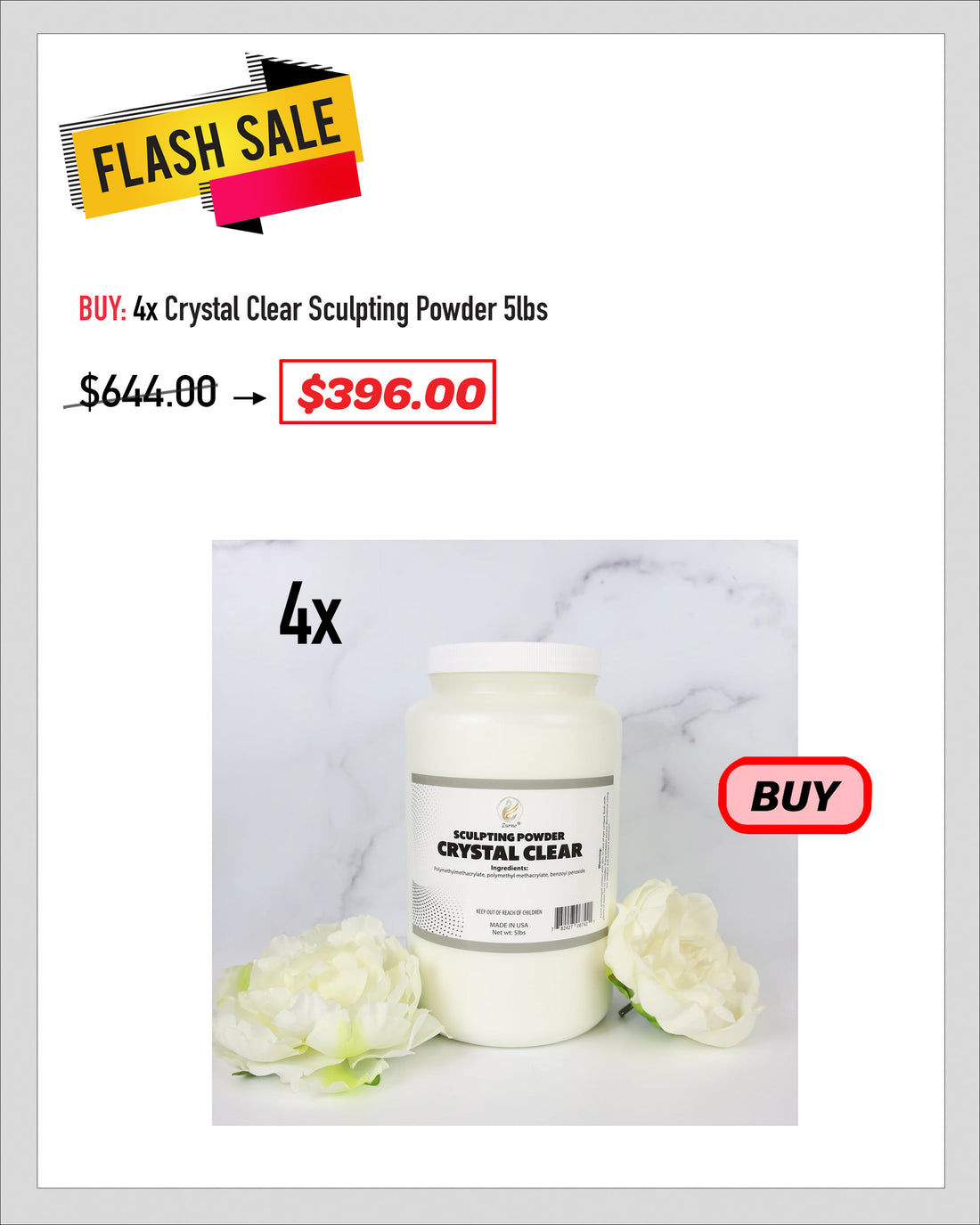 FLASH SALE - Clear &amp; Pink 5lbs Bundle