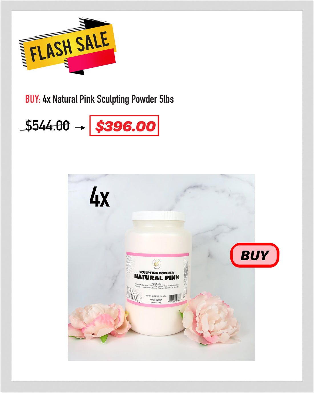 FLASH SALE - Clear &amp; Pink 5lbs Bundle