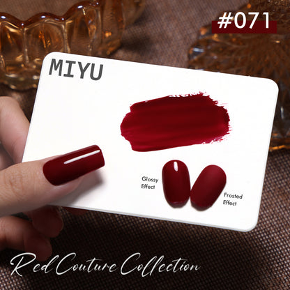 COMING SOON - KaZEN | Miyu Gel Polish Collection 2 (50 Colors) - Red Couture Collection