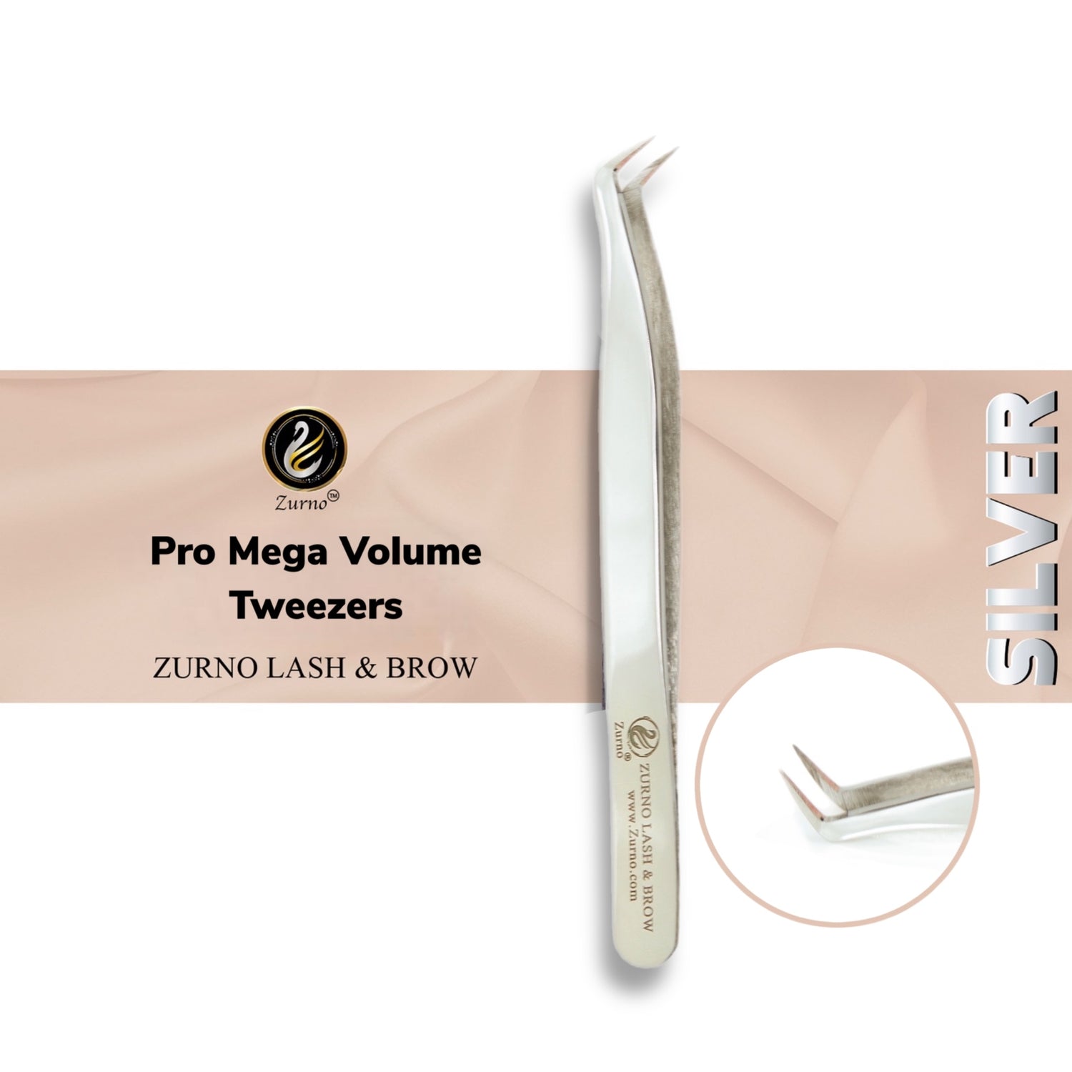 Zurno Professional Eyelash Extension Tweezer