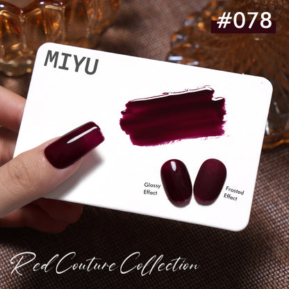 COMING SOON - KaZEN | Miyu Gel Polish Collection 2 (50 Colors) - Red Couture Collection