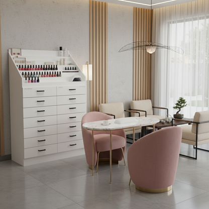 Nail Polish Storage &amp; Display Cabinet - PICK UP ONLY