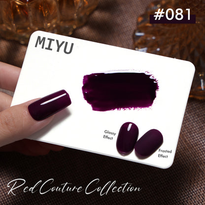 COMING SOON - KaZEN | Miyu Gel Polish Collection 2 (50 Colors) - Red Couture Collection