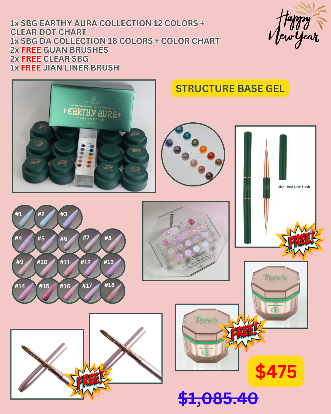 FLASH SALE - TIR - Structure Base Gel Bundle