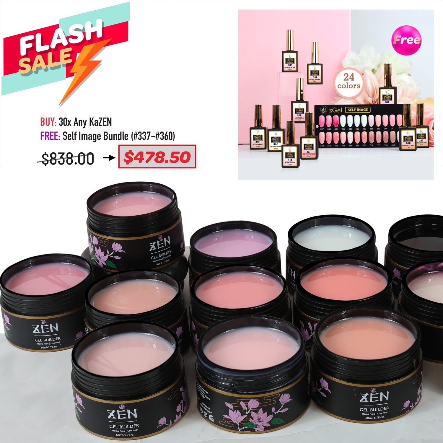 FLASH SALE - 30 Any KaZEN &amp; Self Image Bundle