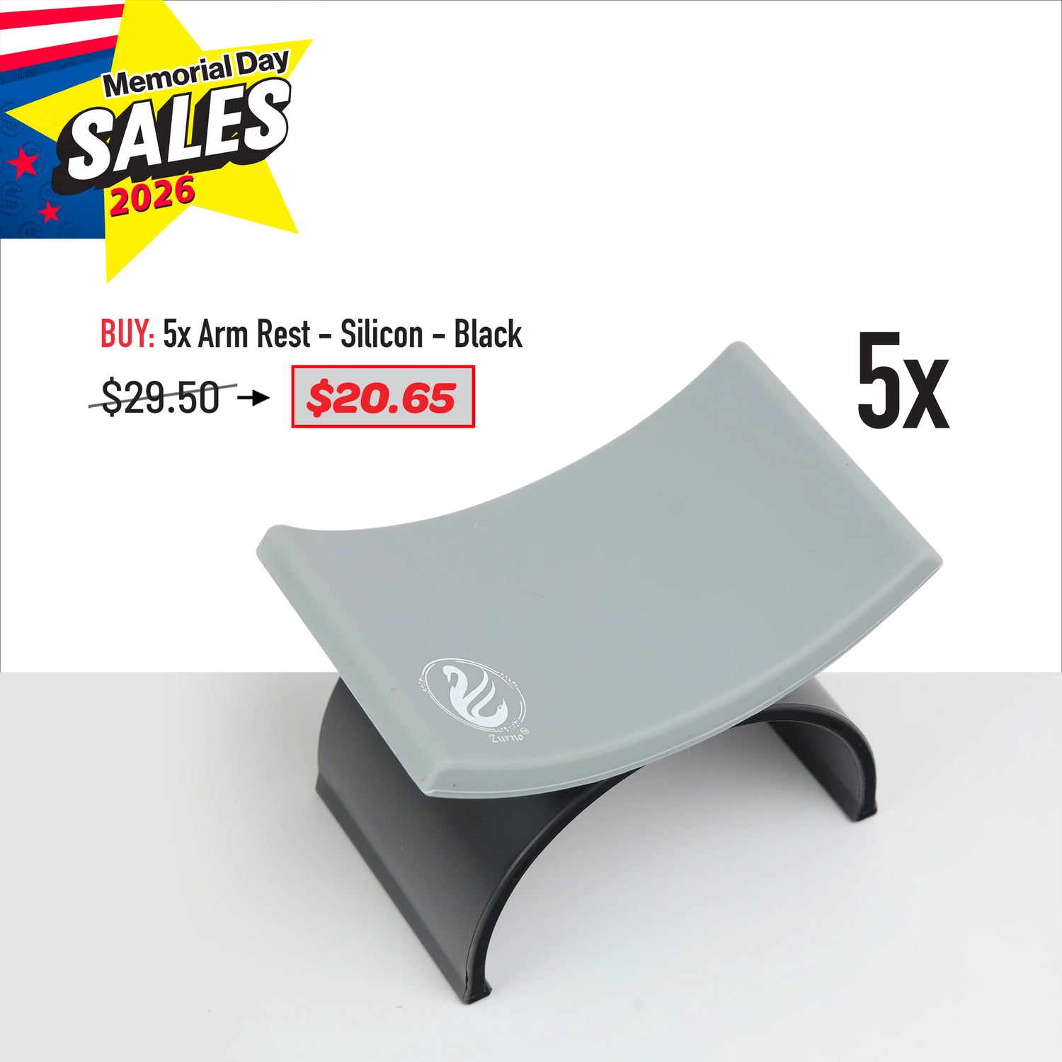 MEMORIAL DAY DEAL - Arm Rest - Silicon Bundle