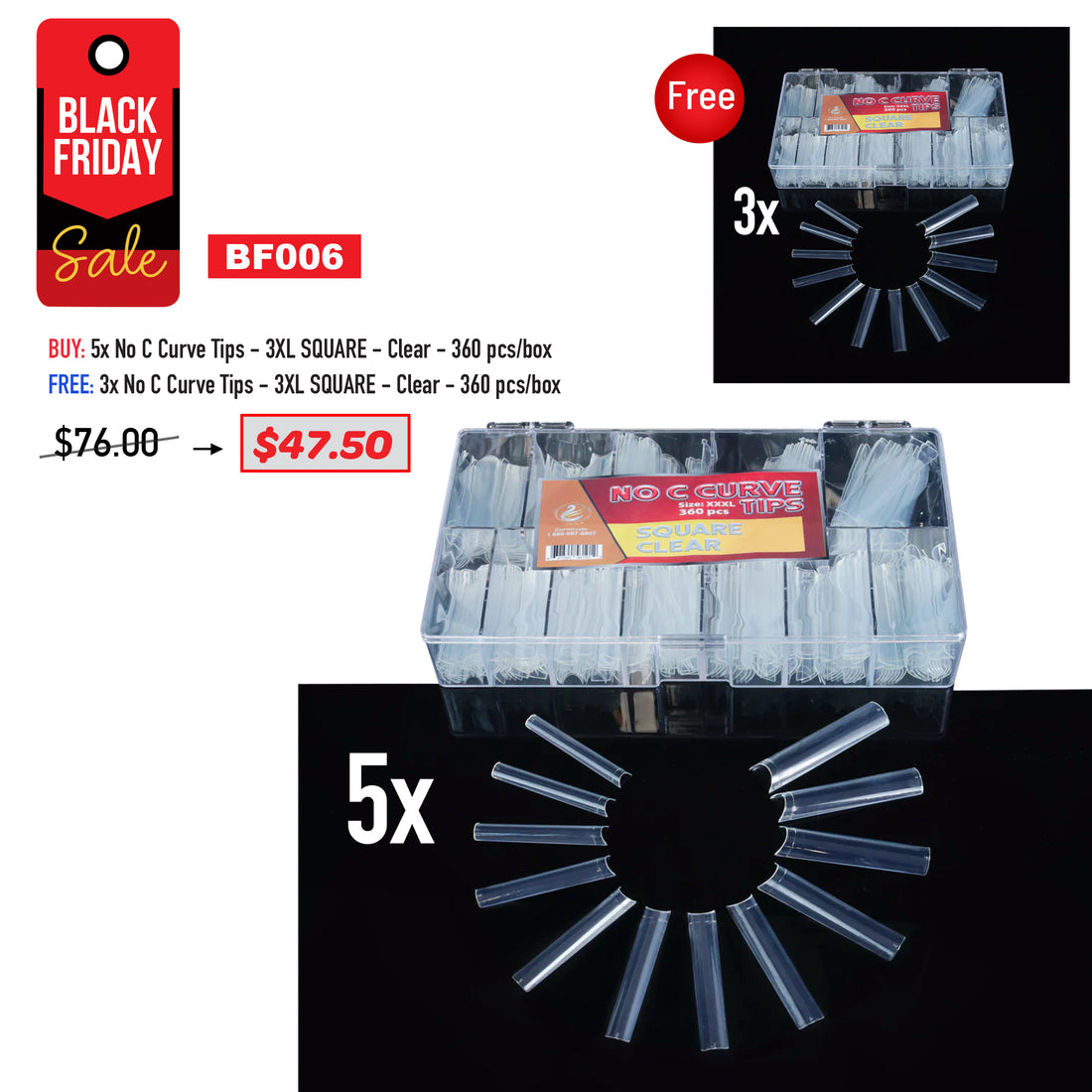 BLACK FRIDAY - Box Tips Square Bundle