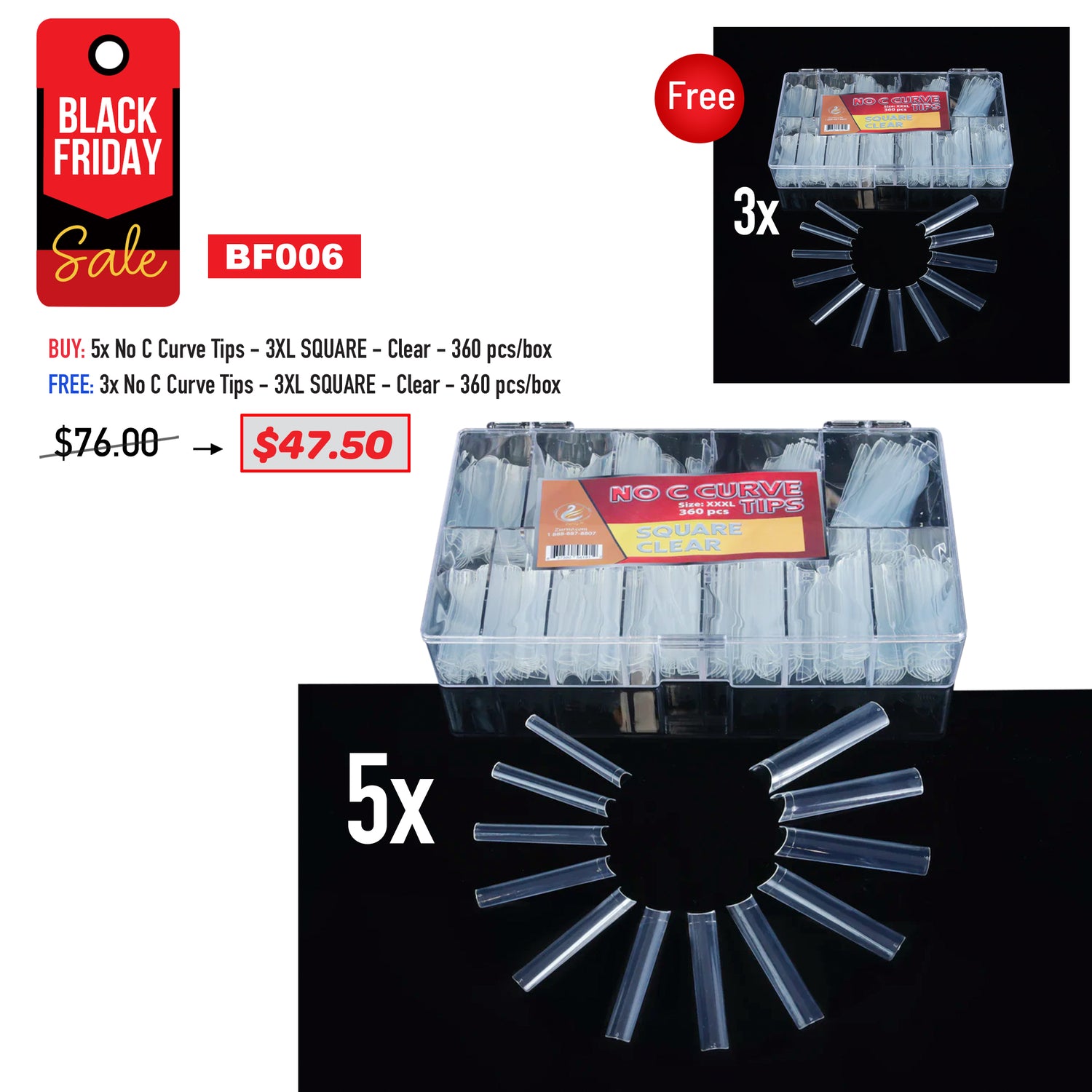 BLACK FRIDAY - Box Tips Square Bundle