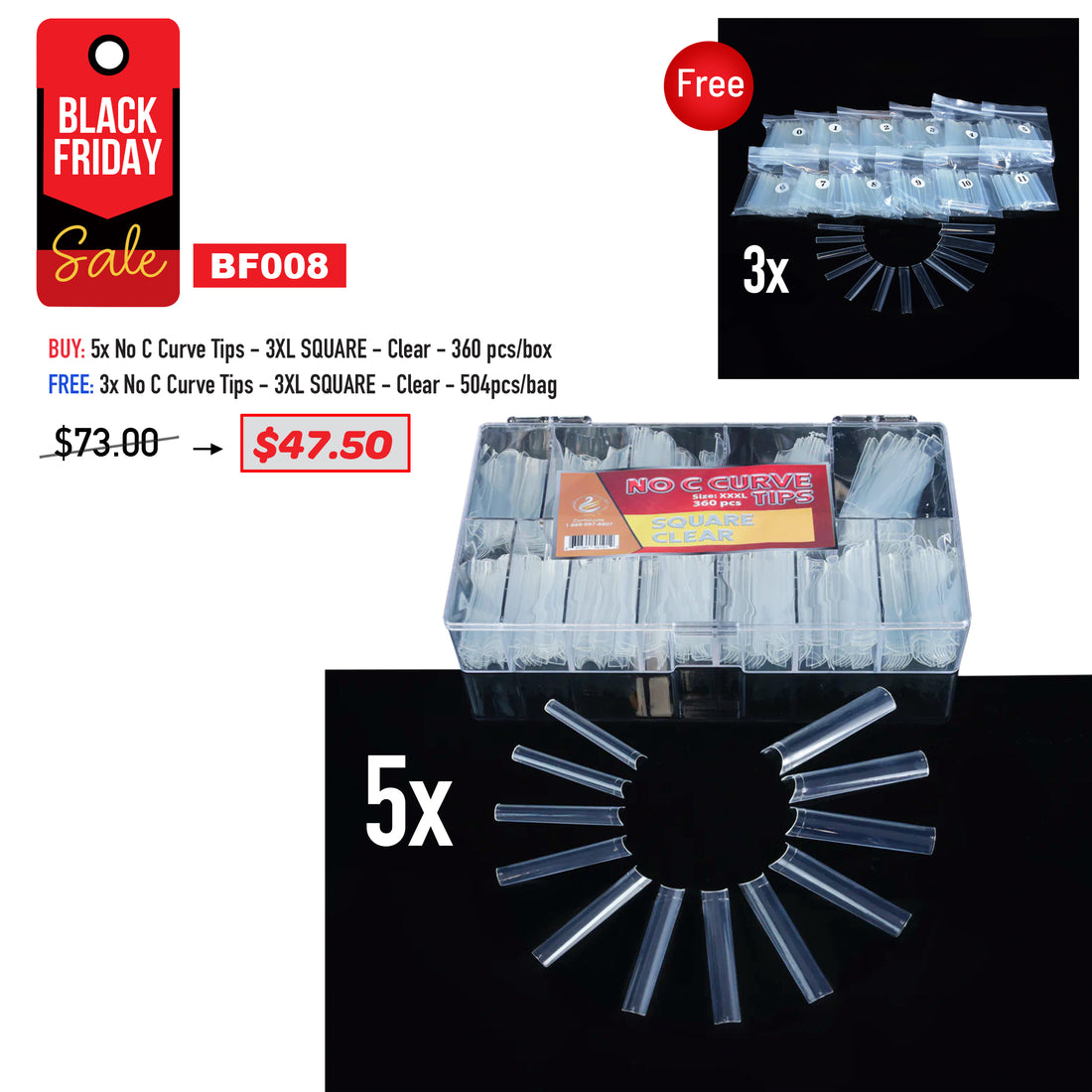 BLACK FRIDAY - Box &amp; Bags Tips Square Bundle