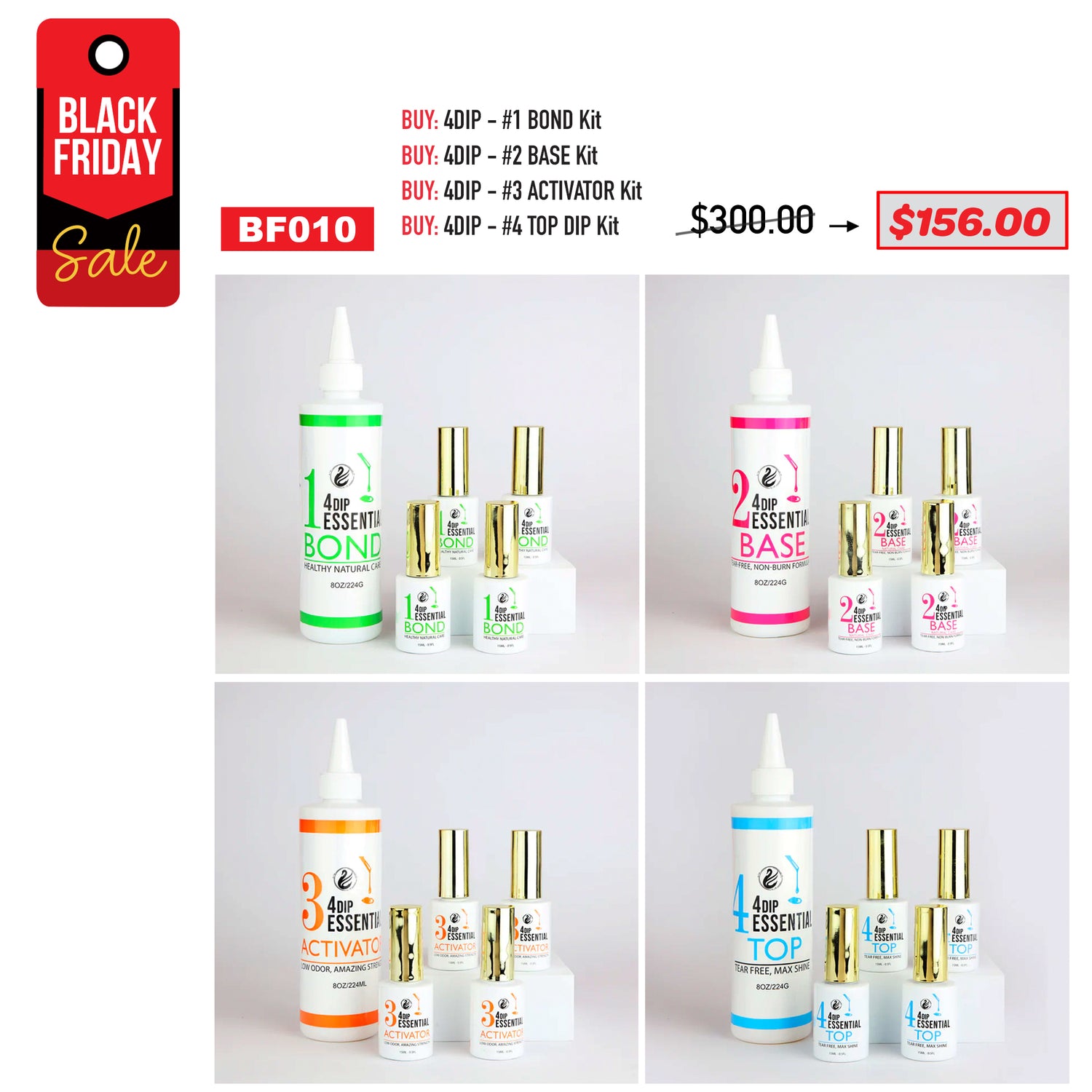 BLACK FRIDAY - 4DIP Kit Bundle