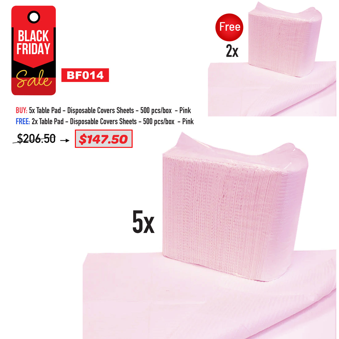 BLACK FRIDAY - Table Pad (Pink) Bundle