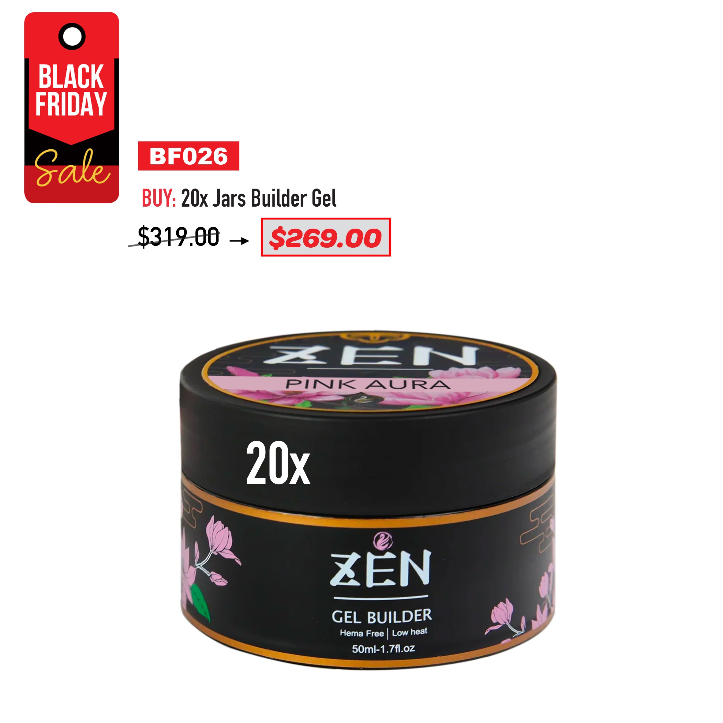 BLACK FRIDAY - Any 20 Builder Gels Bundle