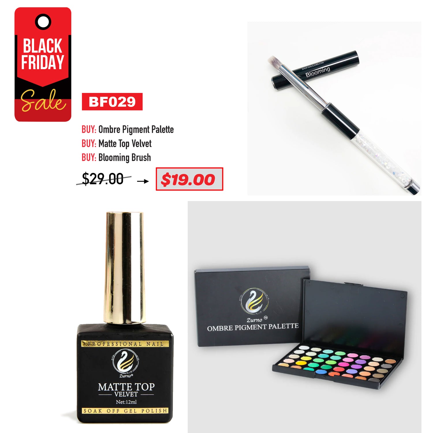 BLACK FRIDAY - Ombre Pigment Palette Bundle