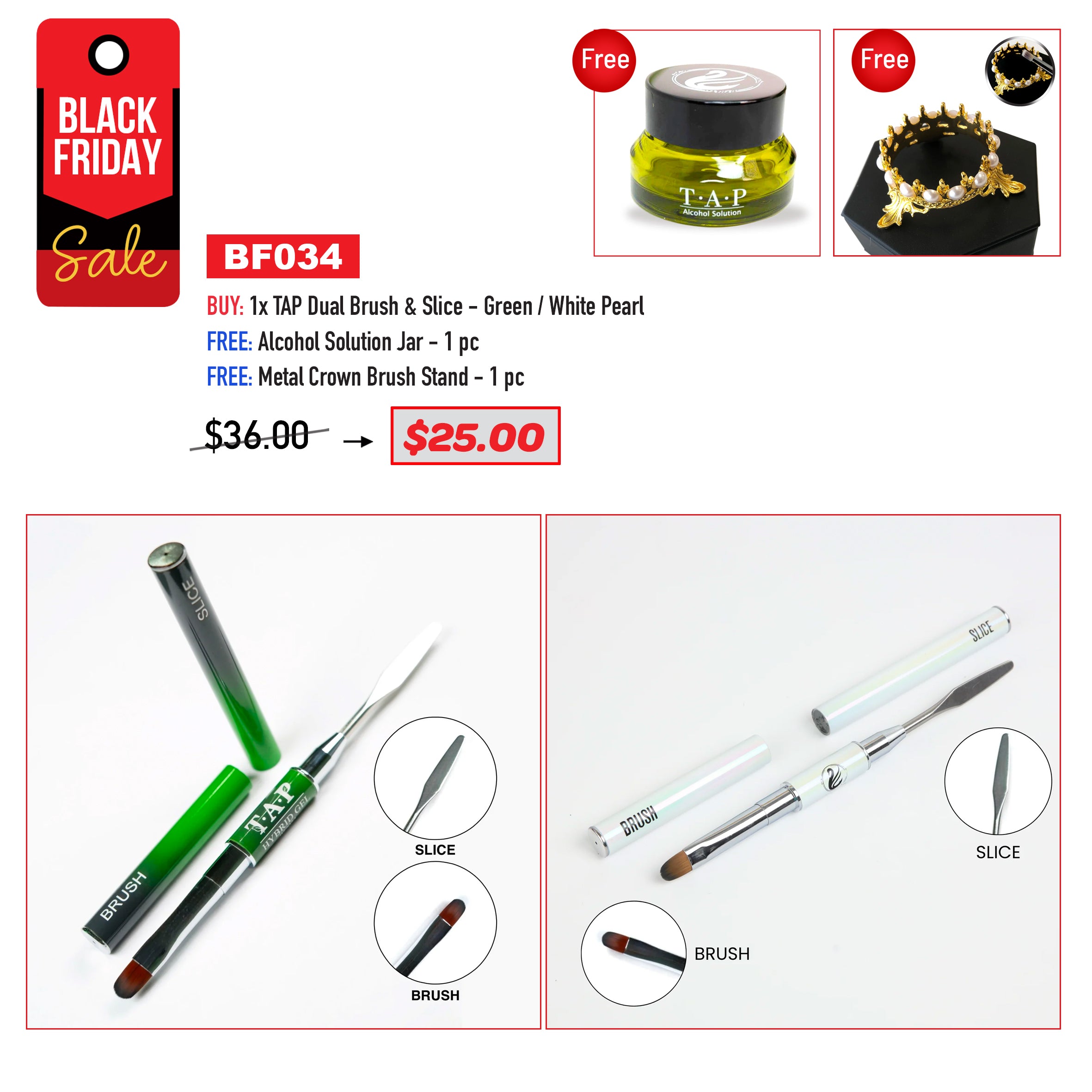 BLACK FRIDAY - T.A.P Dual Brush Bundle