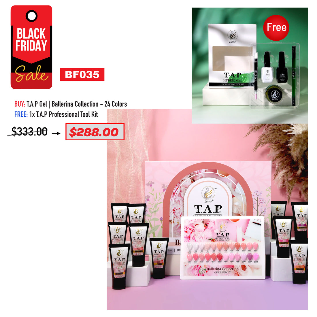 BLACK FRIDAY - T.A.P Gel Ballerina Bundle