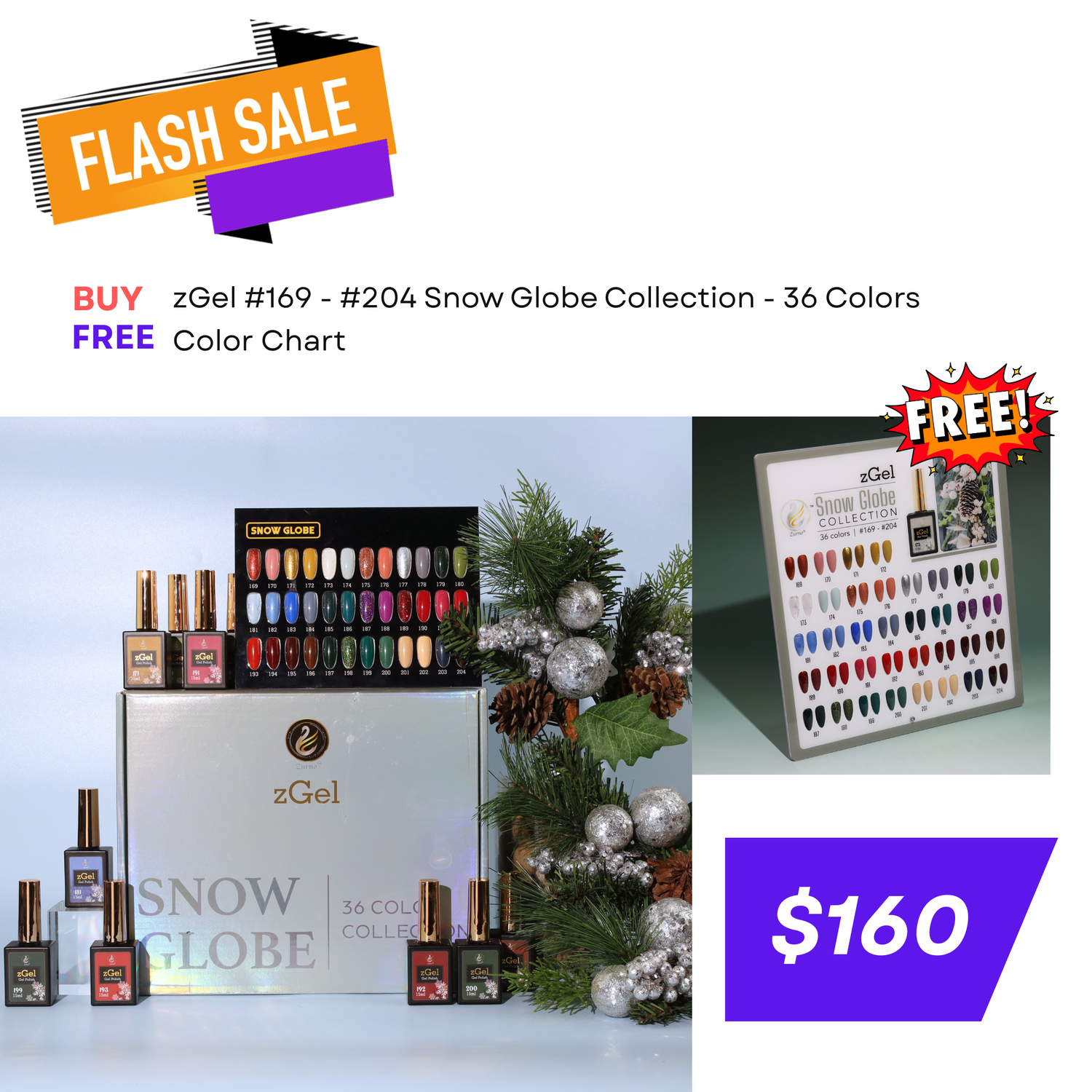 FLASH SALE - zGel Snow Globe Deal
