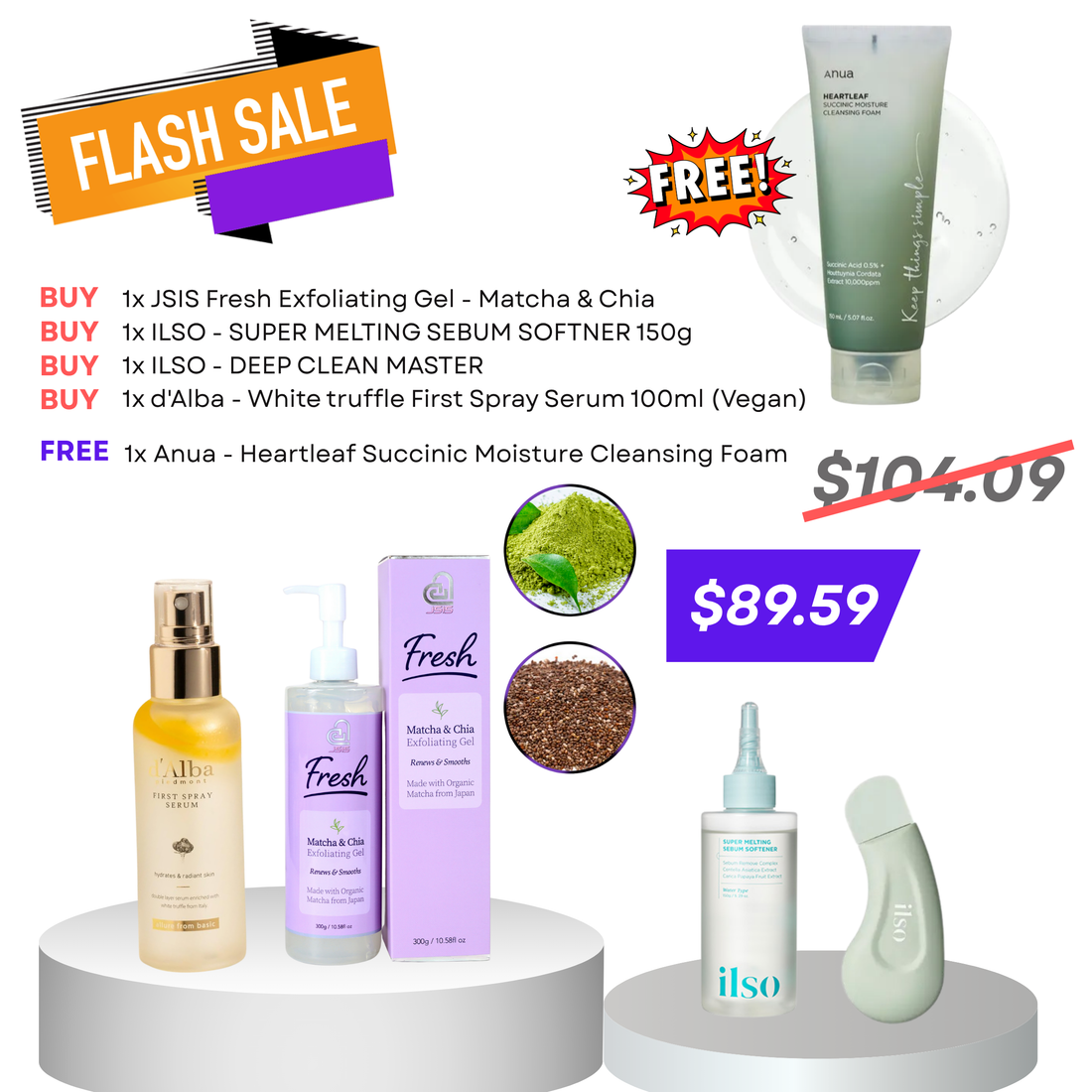 FLASH SALE - Skincare Bundle Deal