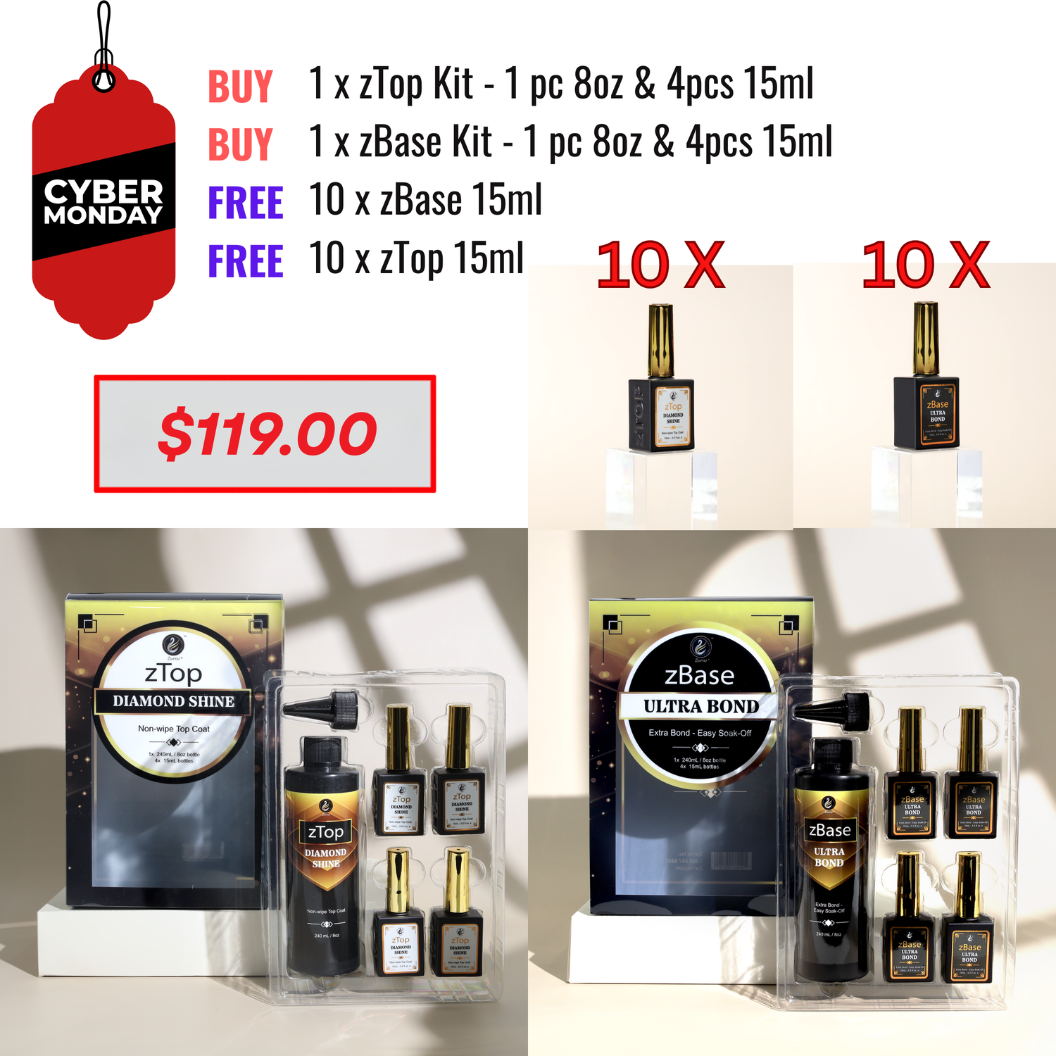 CYBER MONDAY SALE - zBase &amp; zTop Kit Bundle