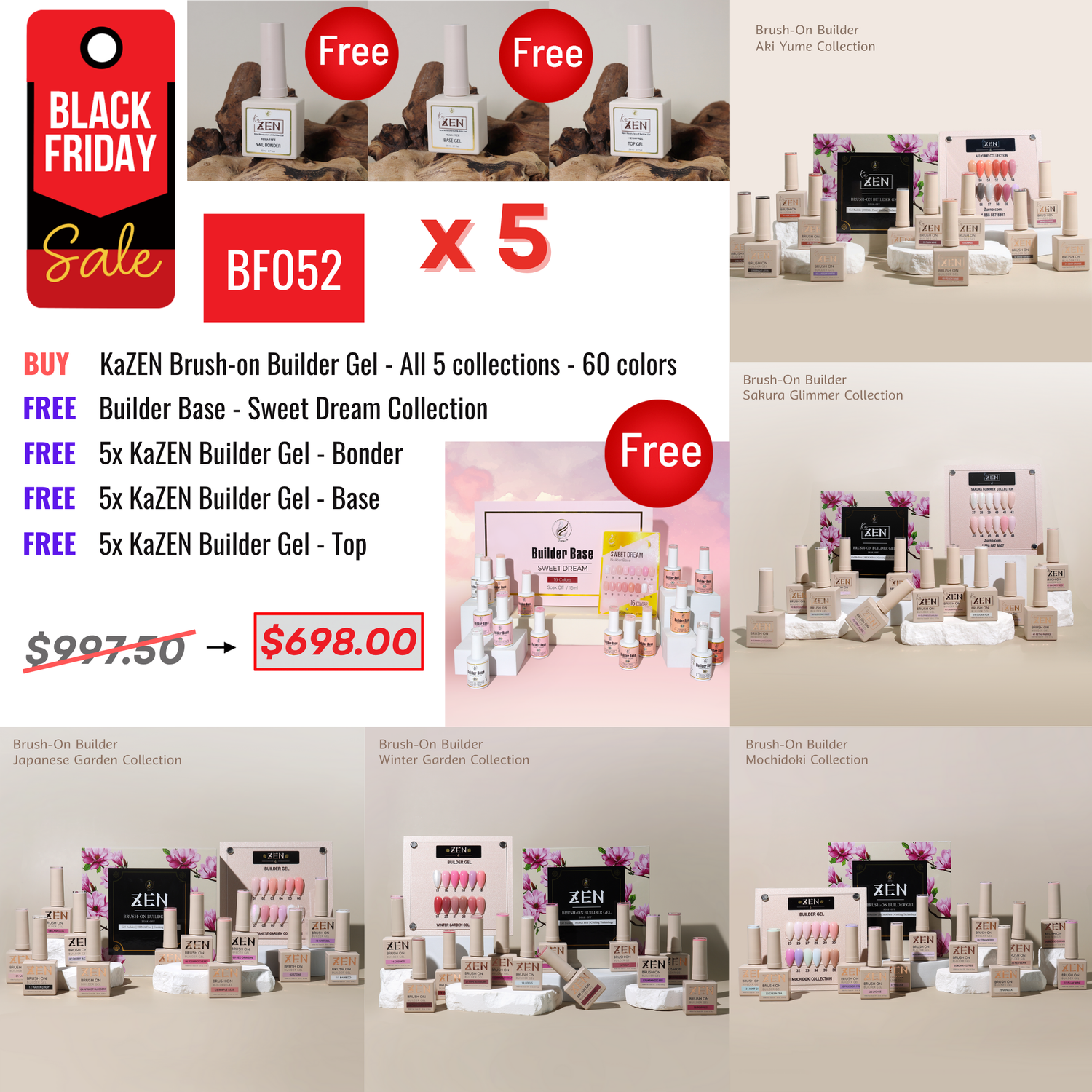 BLACK FRIDAY - KaZEN Brush-On Bundle