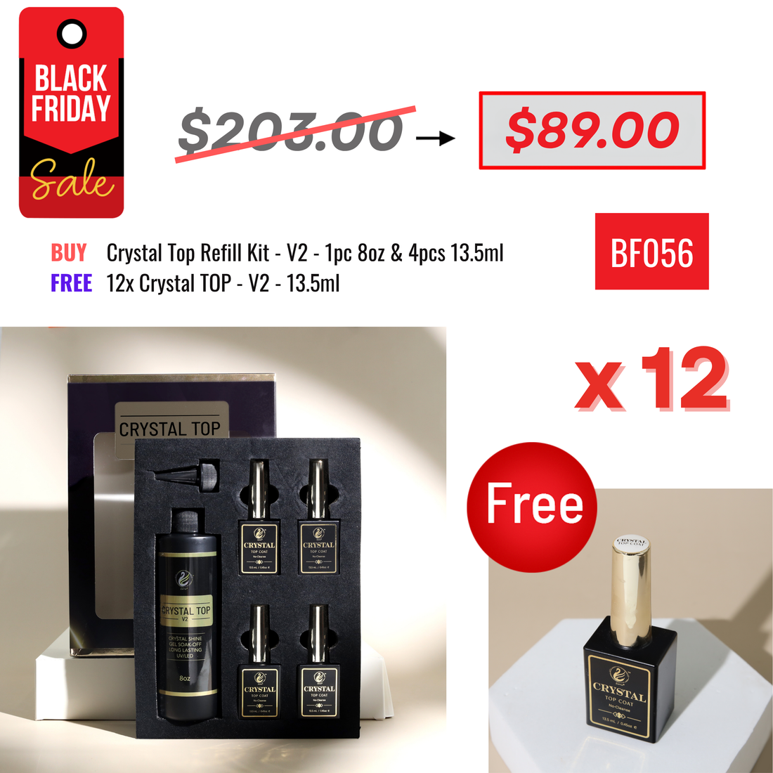 BLACK FRIDAY - Crystal Top V2 Kit Bundle