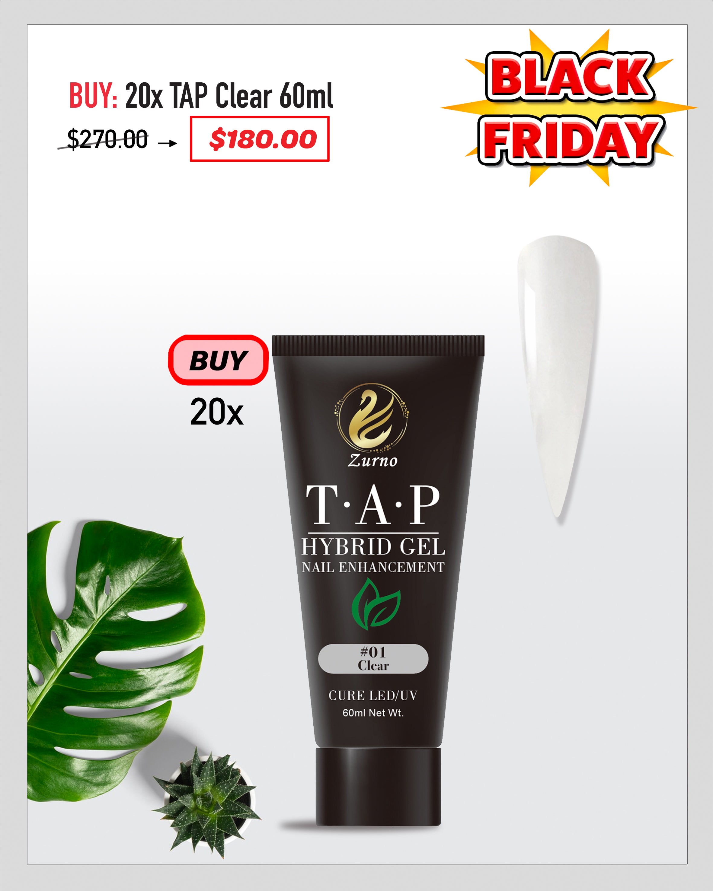 BLACK FRIDAY SALE - T.A.P - Clear Gel Bundle