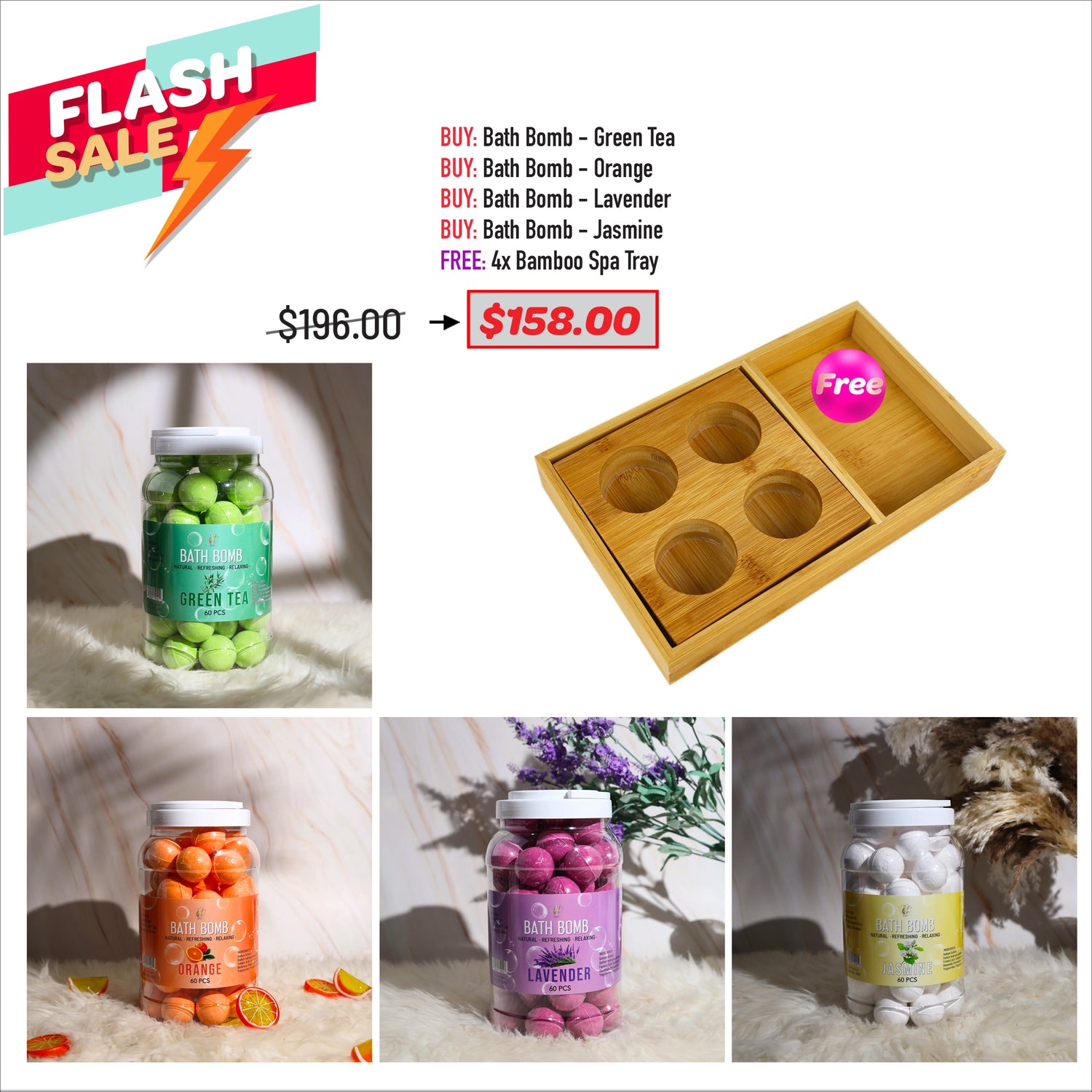 FLASH SALE - Bath Bomb Bundle
