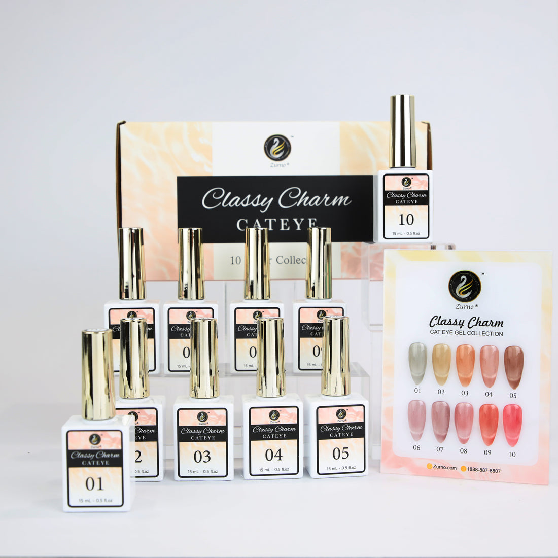 Classy Charm Cateye Collection - 10 Colors