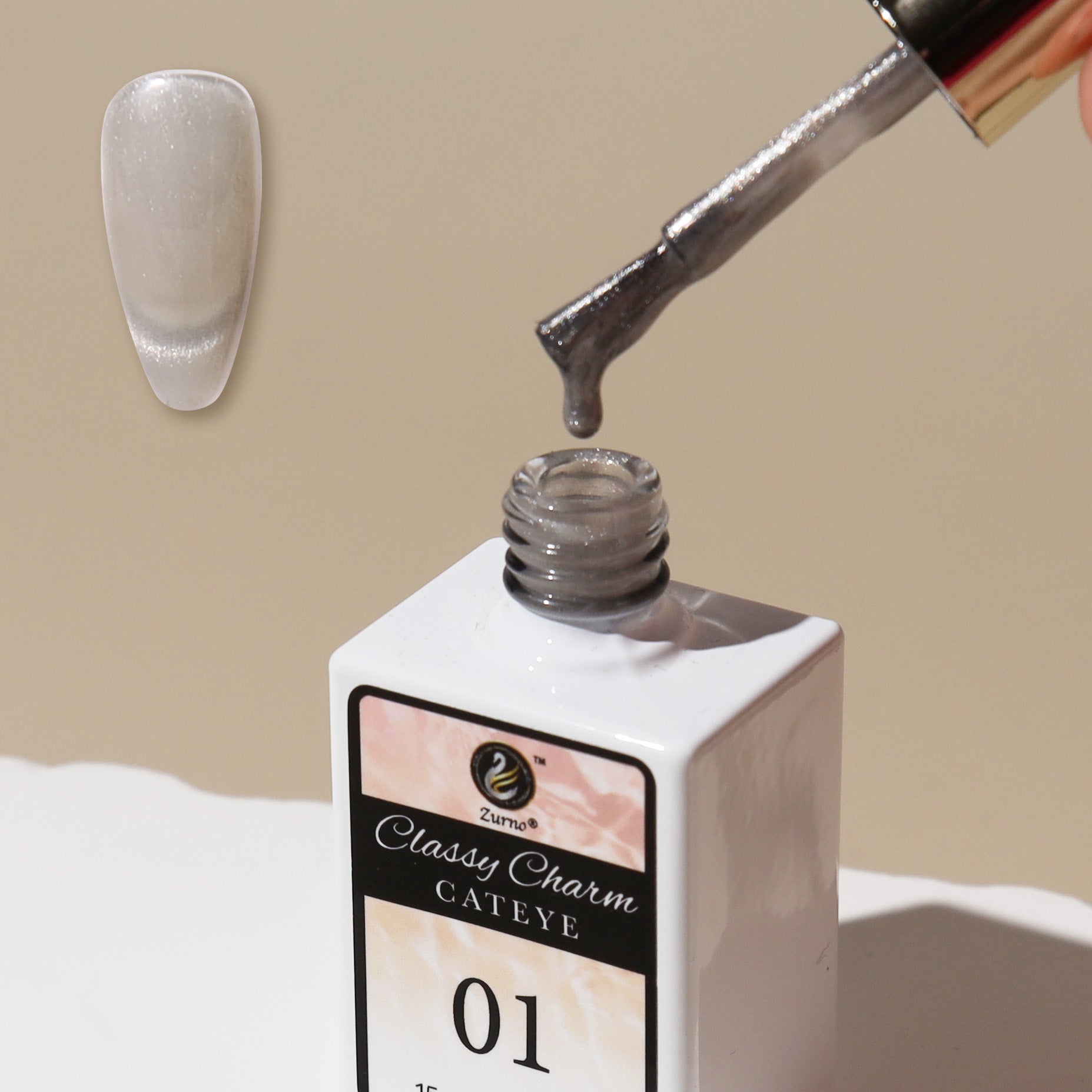 Classy Charm Collection Cat Eye Gel Polish Color 1