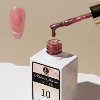 Classy Charm Collection Cat Eye Gel Polish Color 10