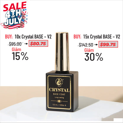 4TH JULY SALE - Crystal Top &amp; Base Bundle