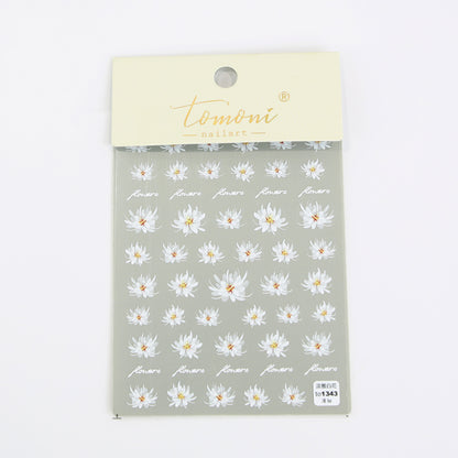 Daisy Flower Sticker