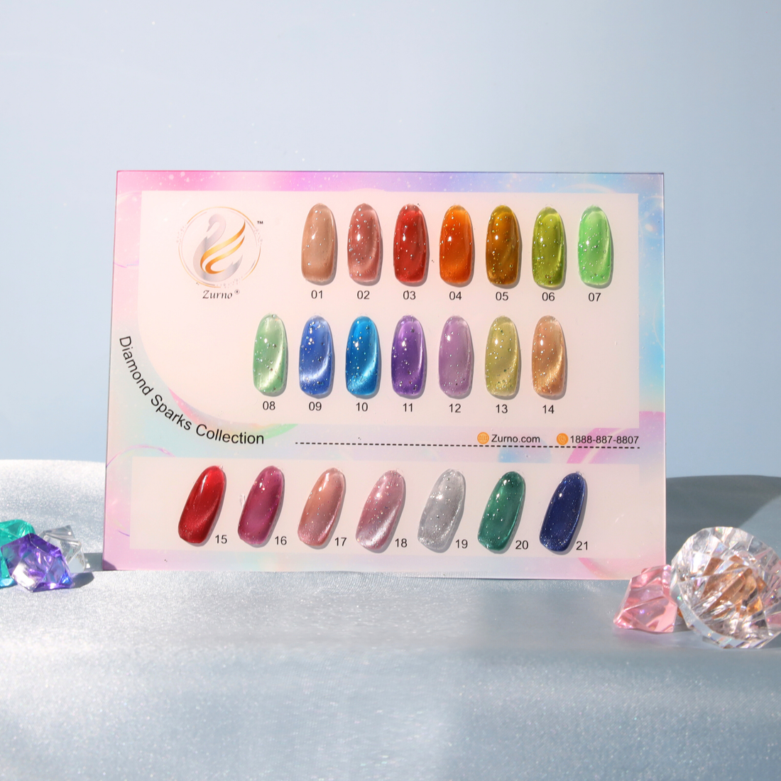 Diamond Sparks Gel Collection - 21 Colors