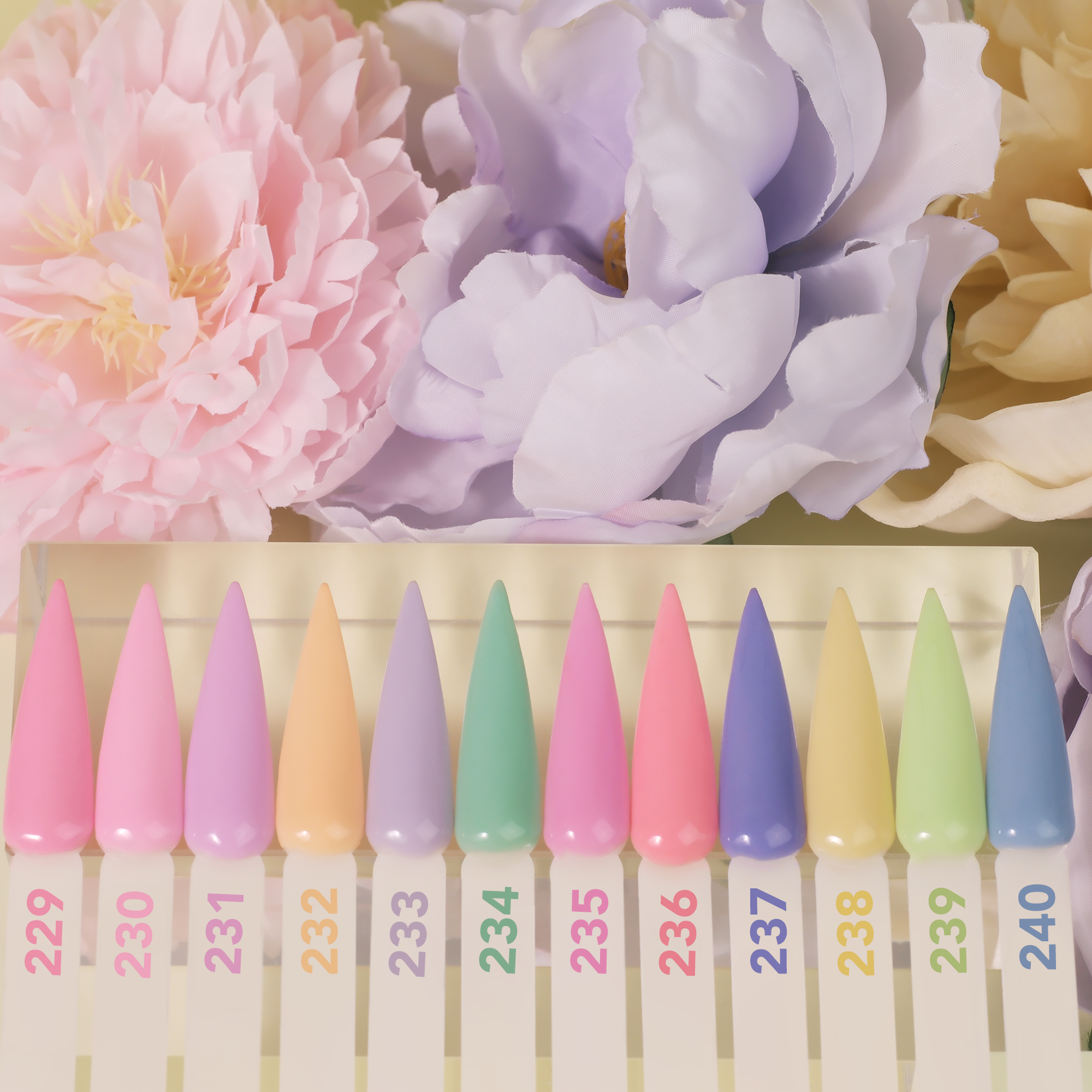 Color chart displaying Zurno&