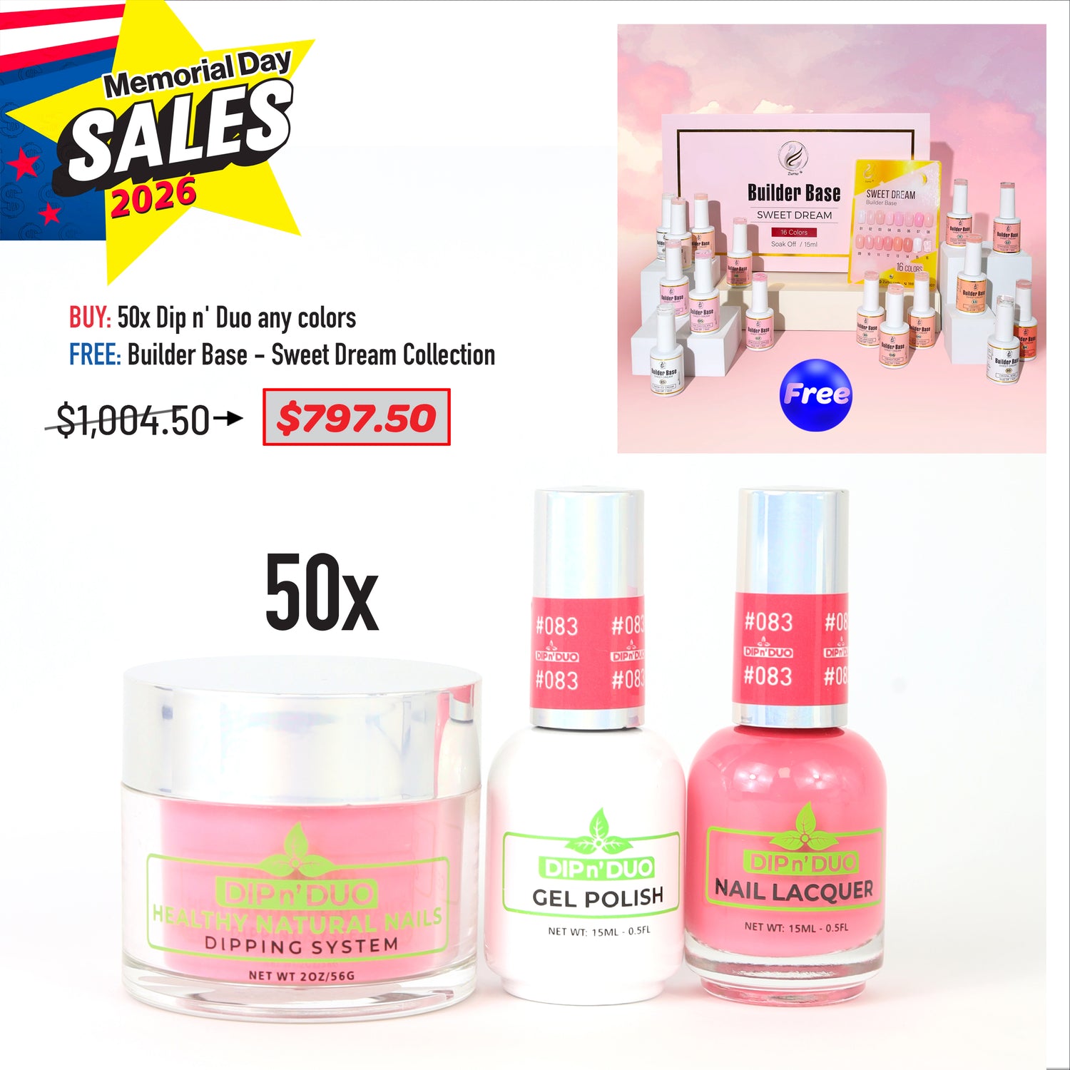 MEMORIAL DAY DEAL - Dip n&