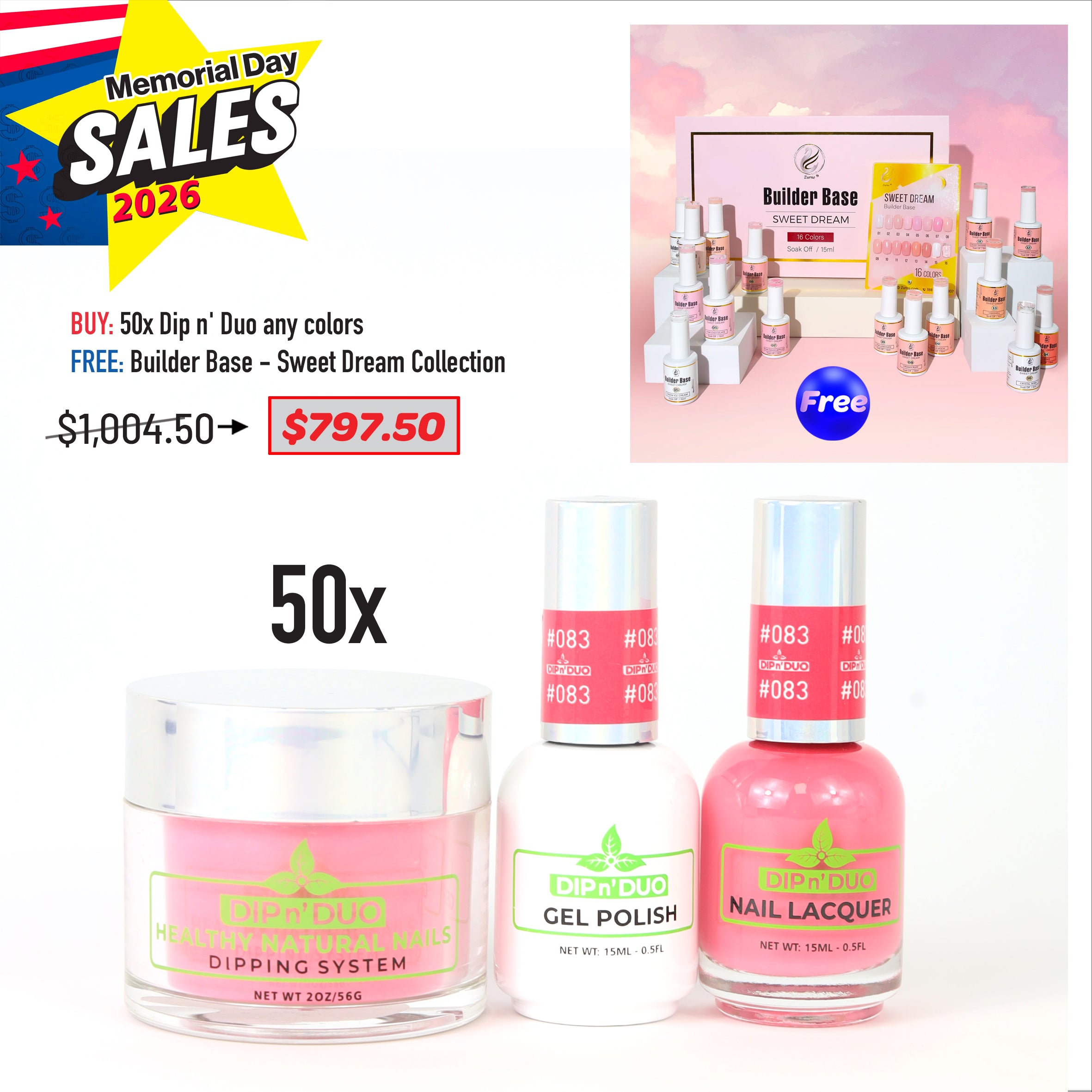 MEMORIAL DAY DEAL - Dip n&