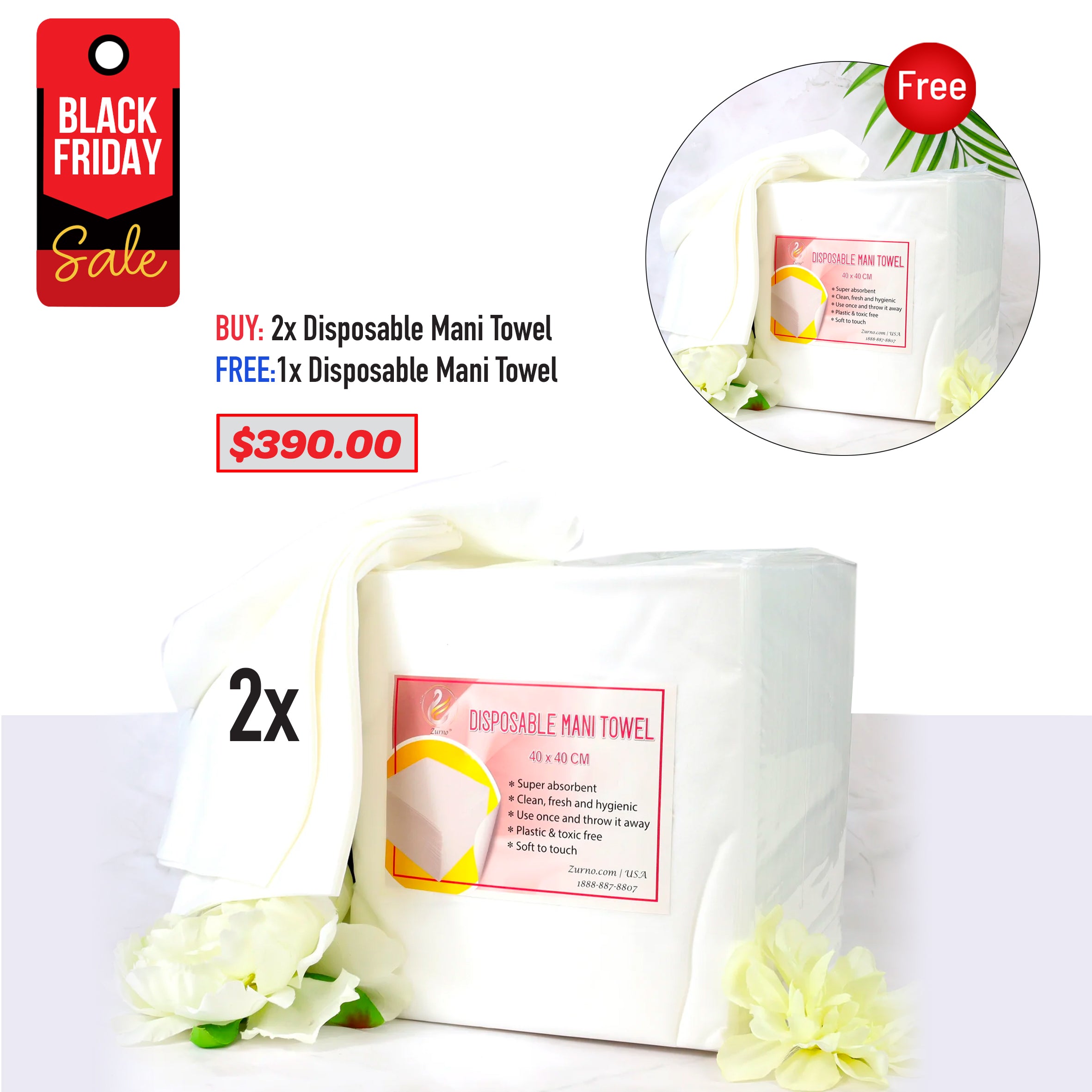 BLACK FRIDAY SALE - Mani Towel Bundle