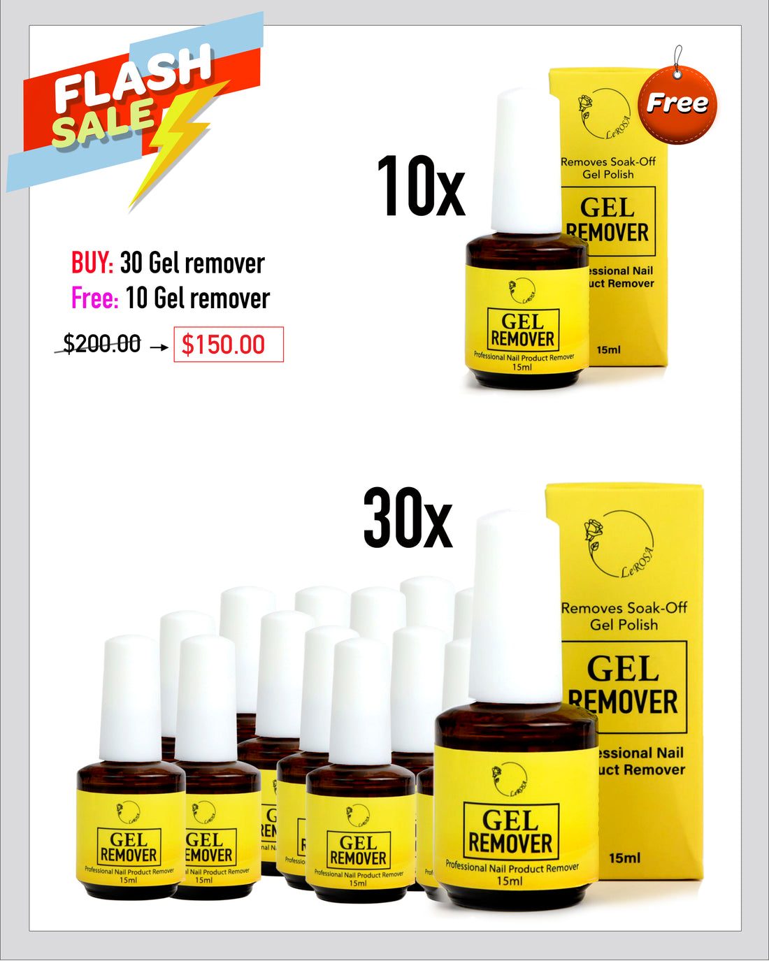 FLASH SALE - Gel Remover Bundle