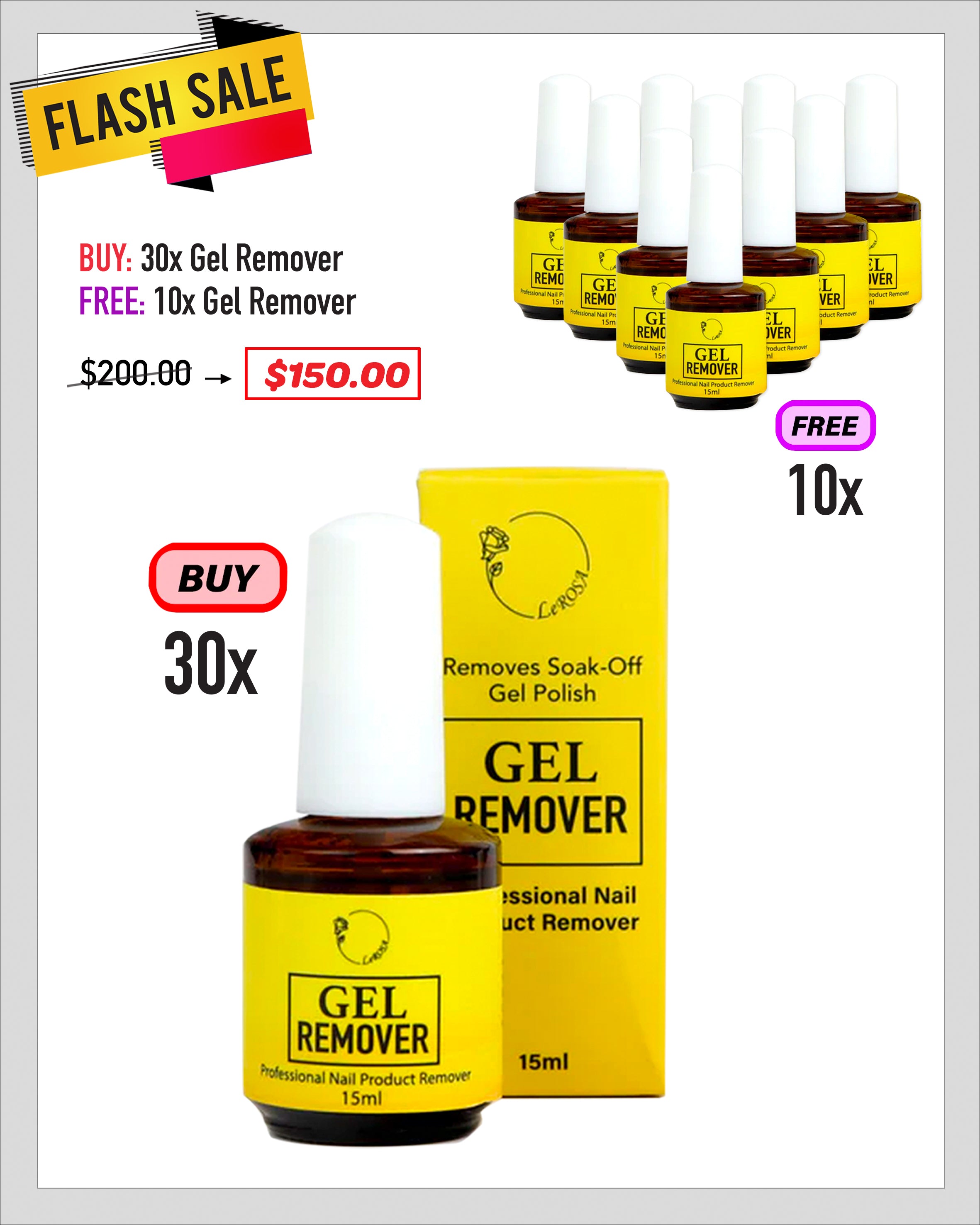 FLASH SALE - Gel Remover Bundle