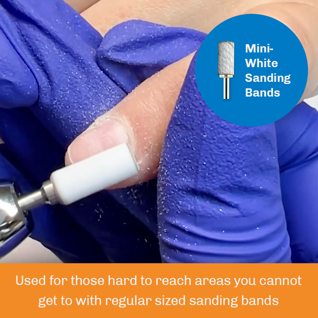 Mini White Sanding Bands
