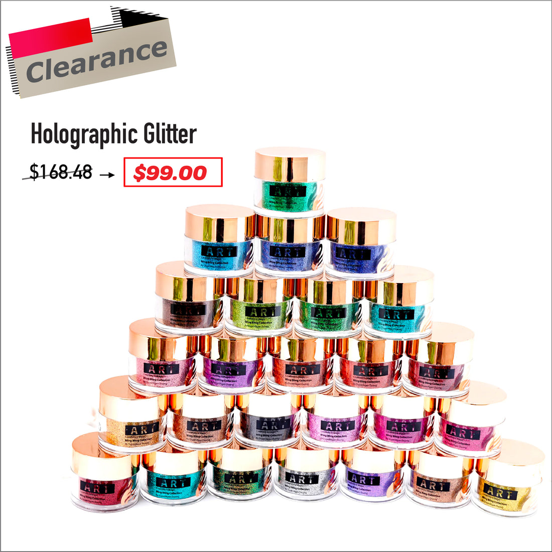Clearance - Holographic Glitter