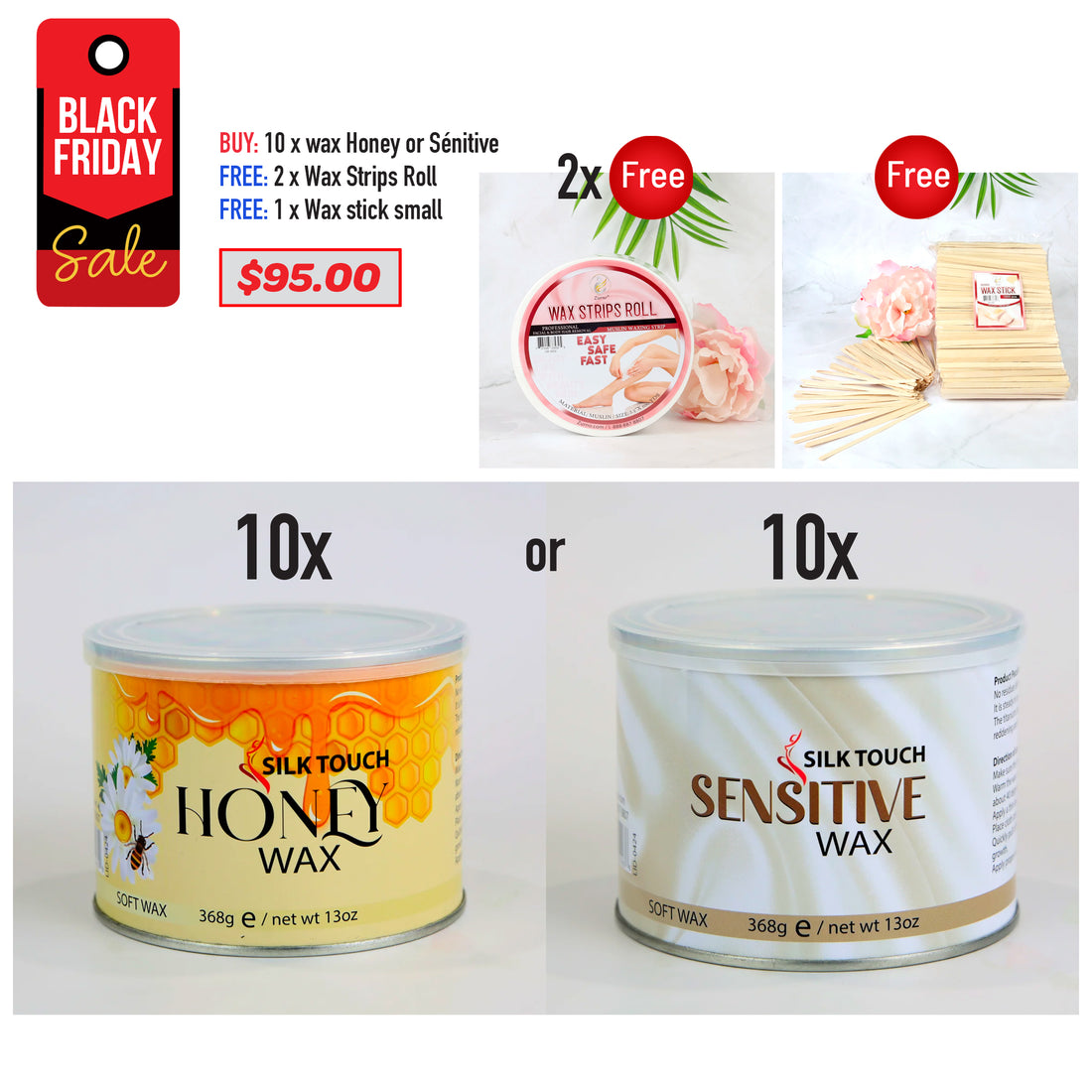 FLASH SALE - Waxing Kit Bundle